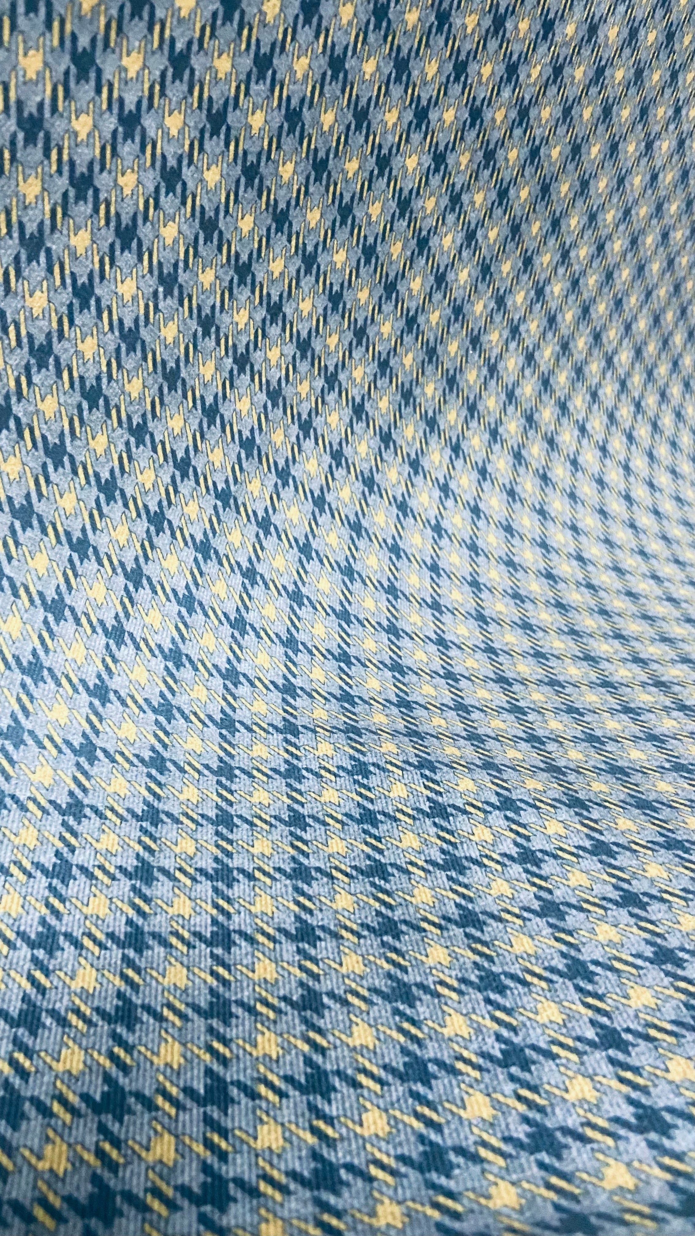 Velvet in Houndstooth Upholstery