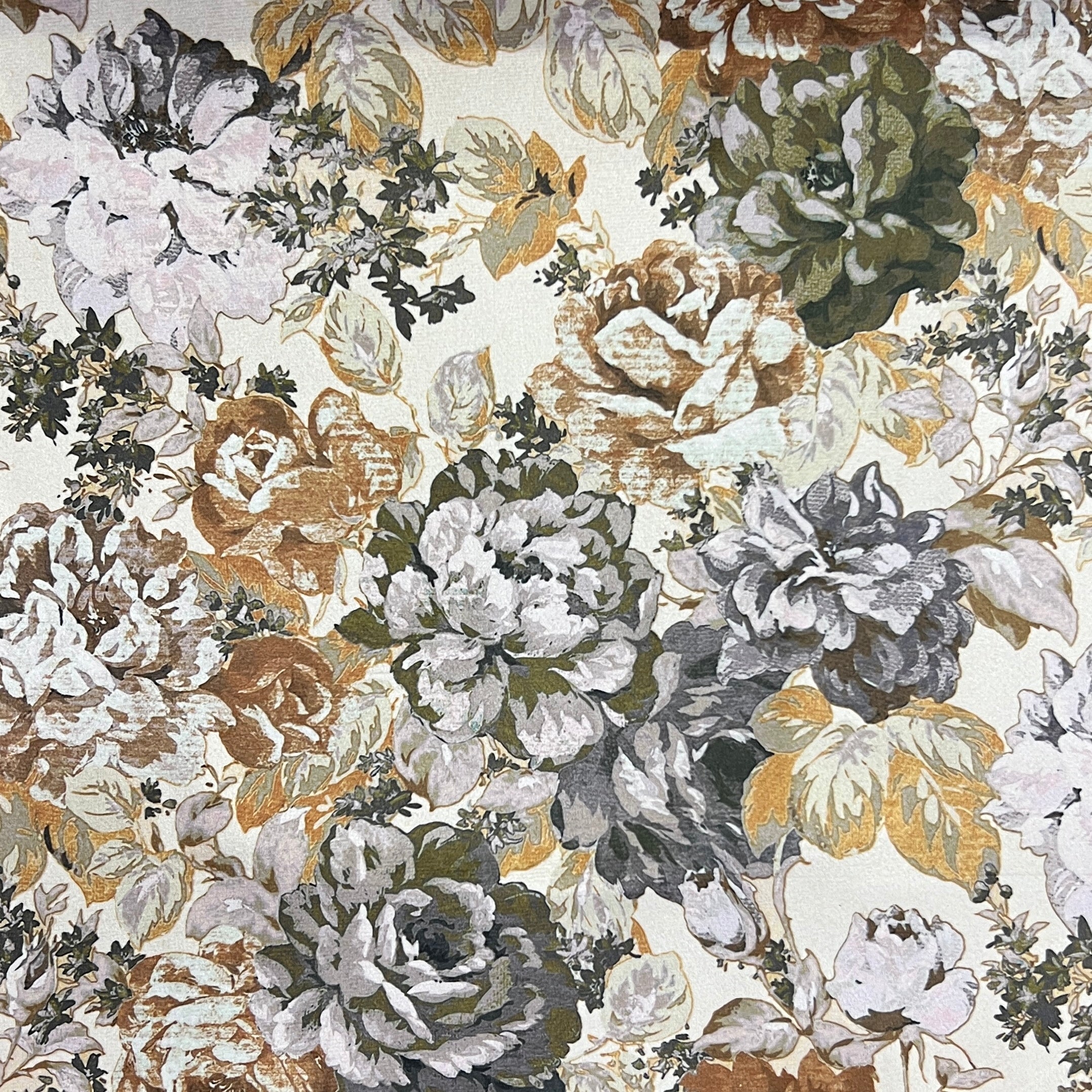 Velvet in Vintage French Floral –  Upholstery & Drapery (Paris Bloom)