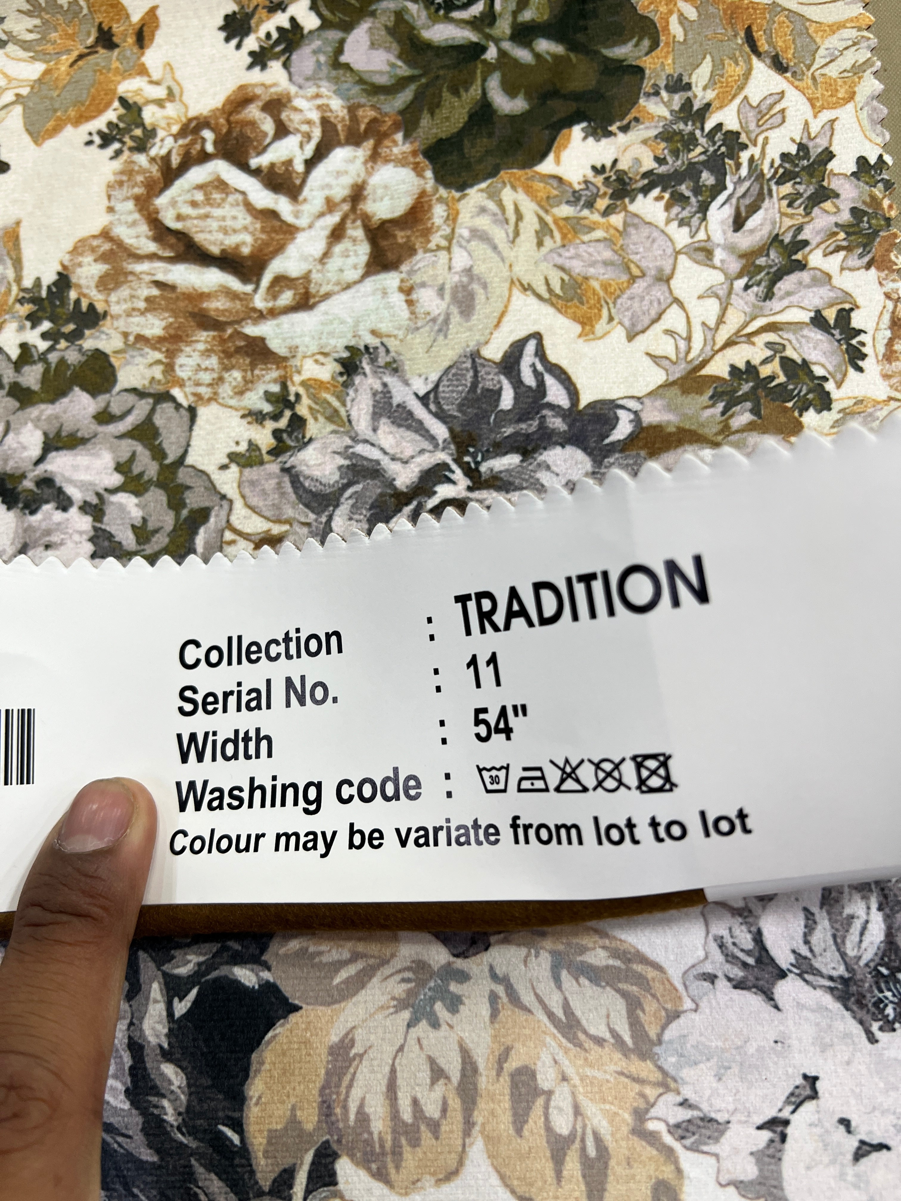 Velvet in Vintage French Floral –  Upholstery & Drapery (Paris Bloom)