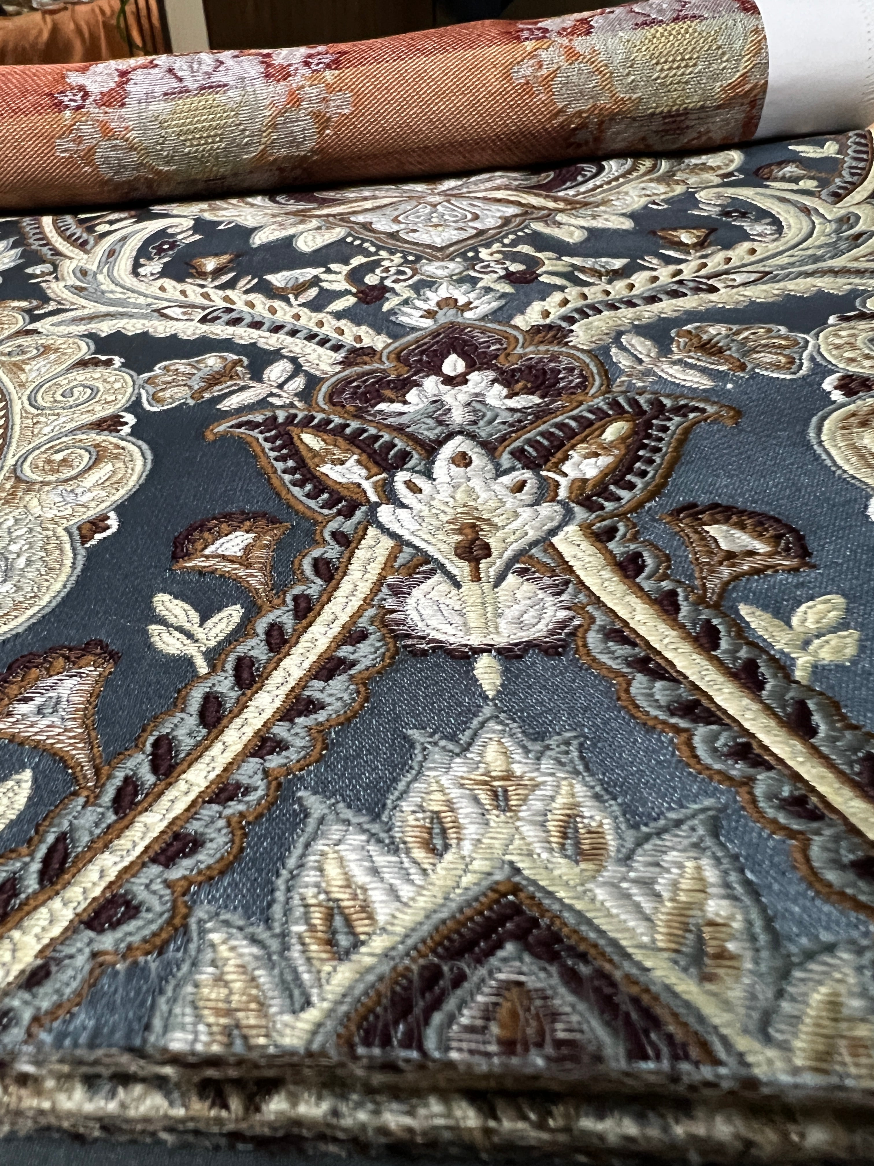 Jacquard in Majestic Damask - Dining Chairs (Regal Tapestry)