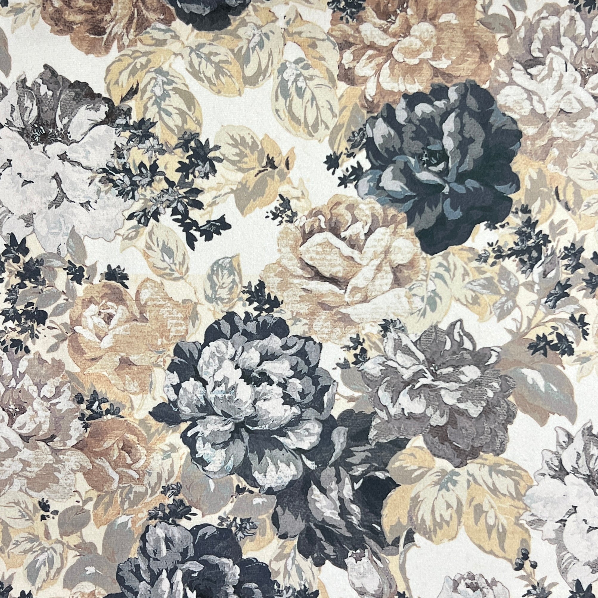 Velvet in Vintage French Floral –  Upholstery & Drapery (Paris Bloom)