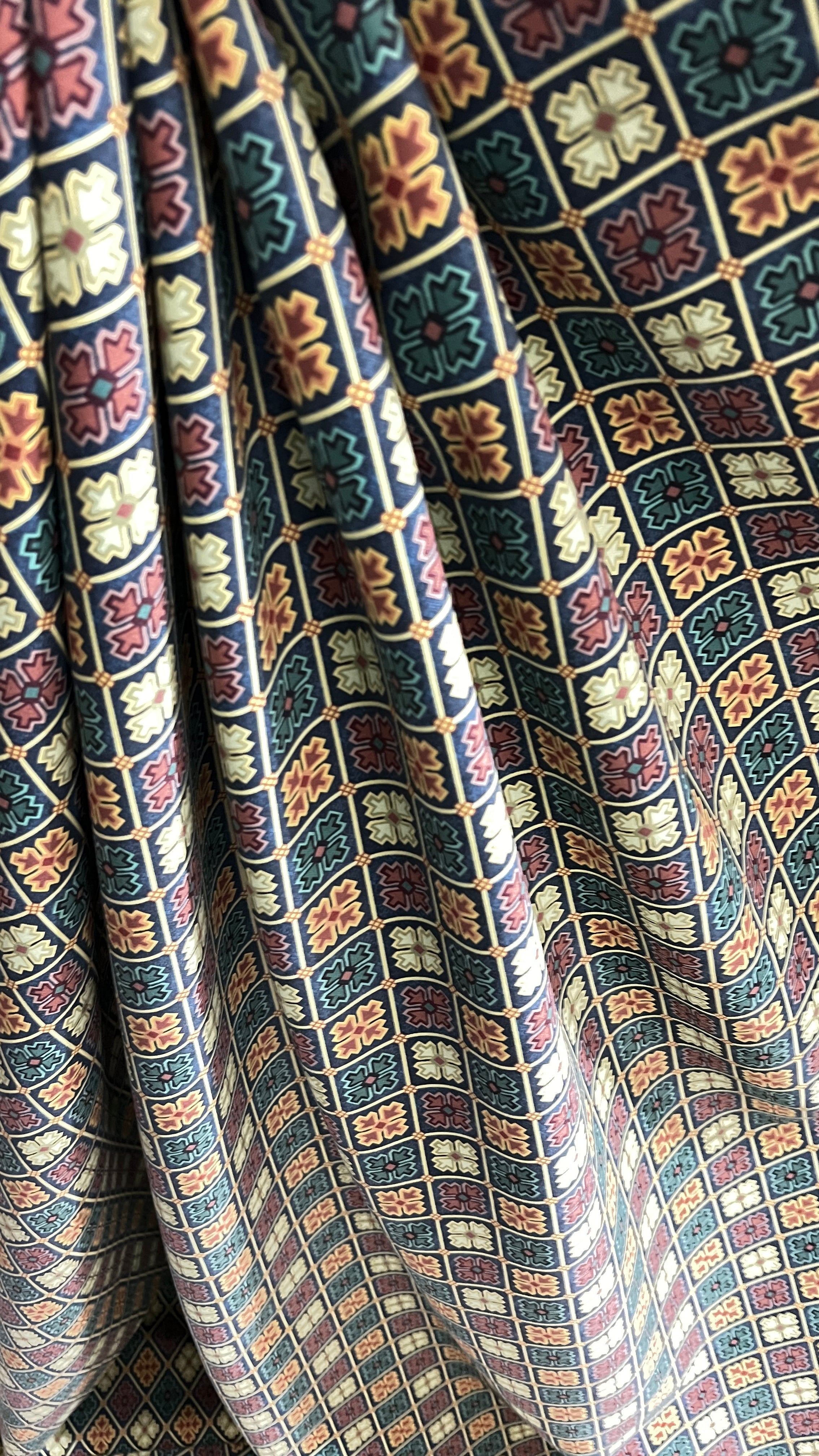 Velvet in Abstract Diamond – Ideal for Sofa, Cushion & Chair Covers (Artisan Luxe)