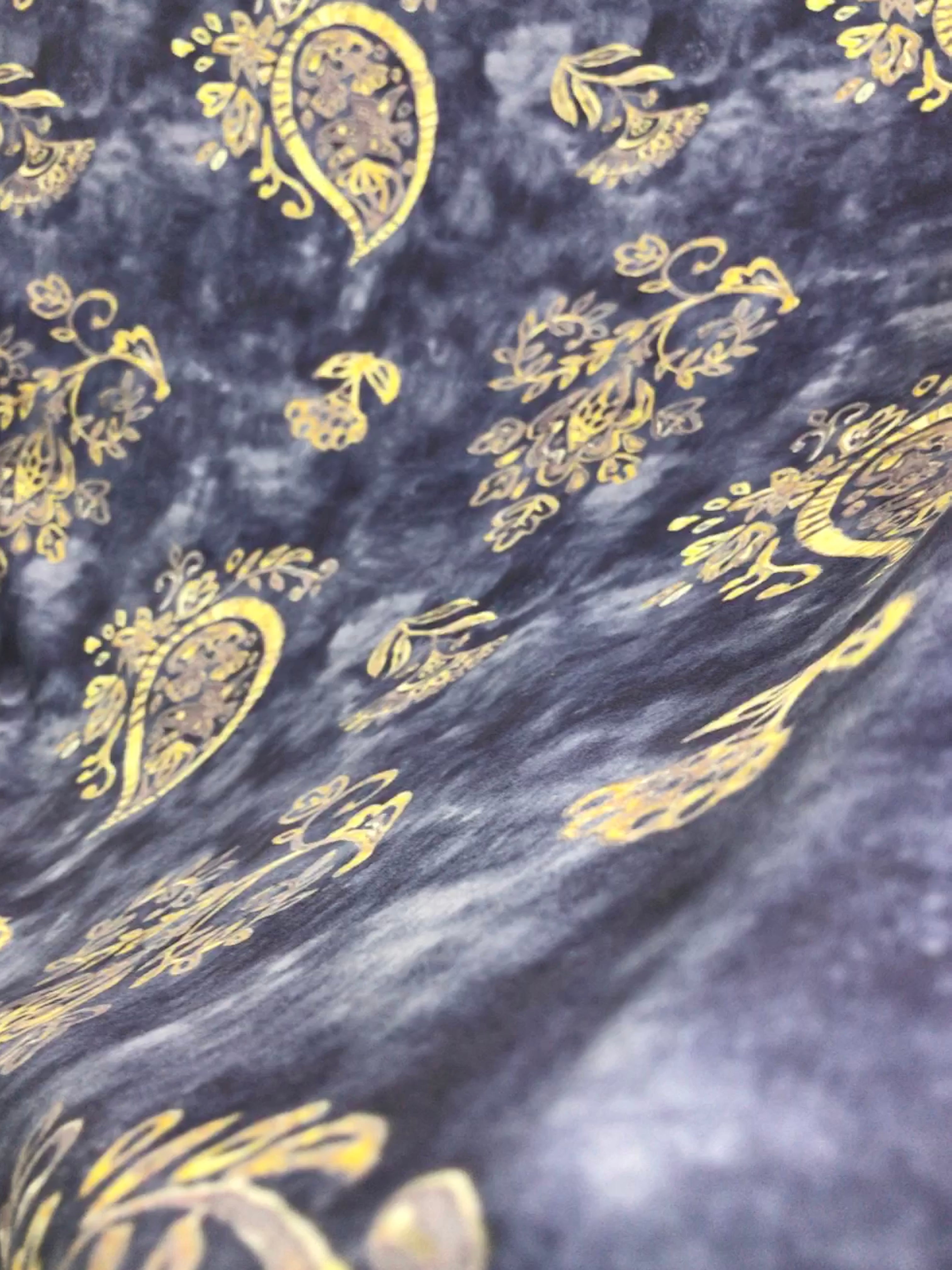 Velvet in Paisley Curtains, Chair Covers & Table Runners