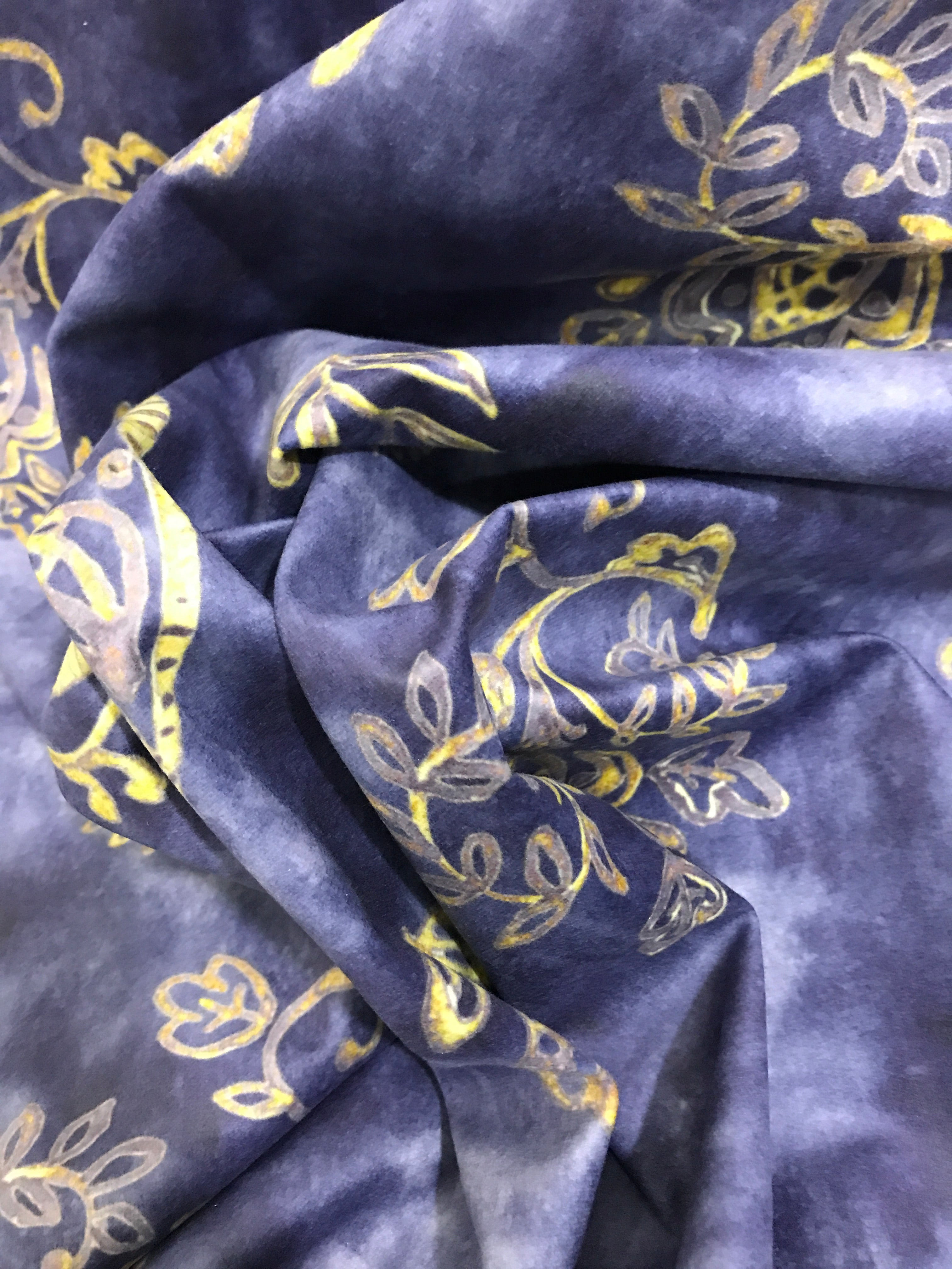 Velvet in Paisley Curtains, Chair Covers & Table Runners