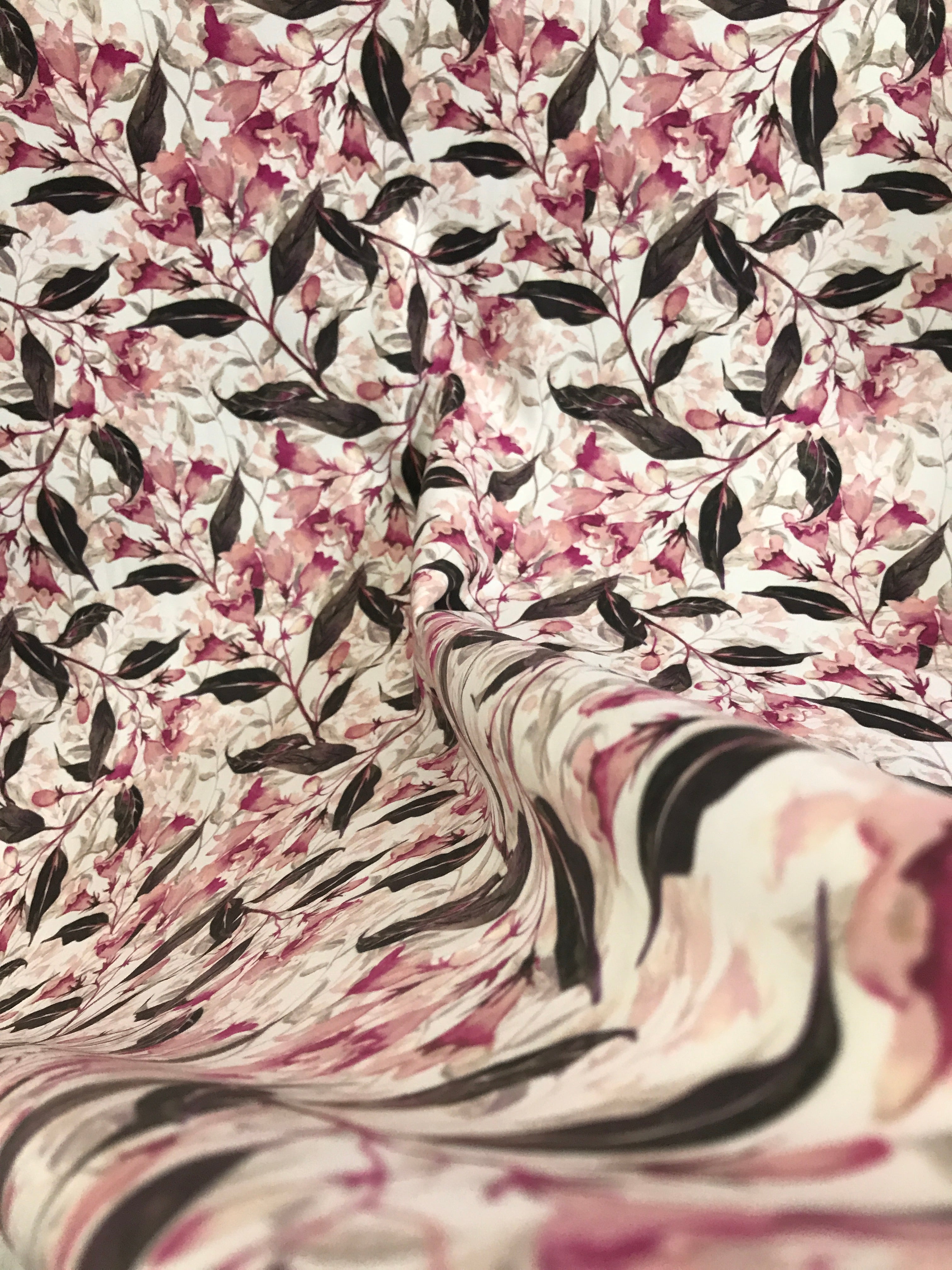 Velvet in Floral Ideal for Sofa, Curtains & Cushions