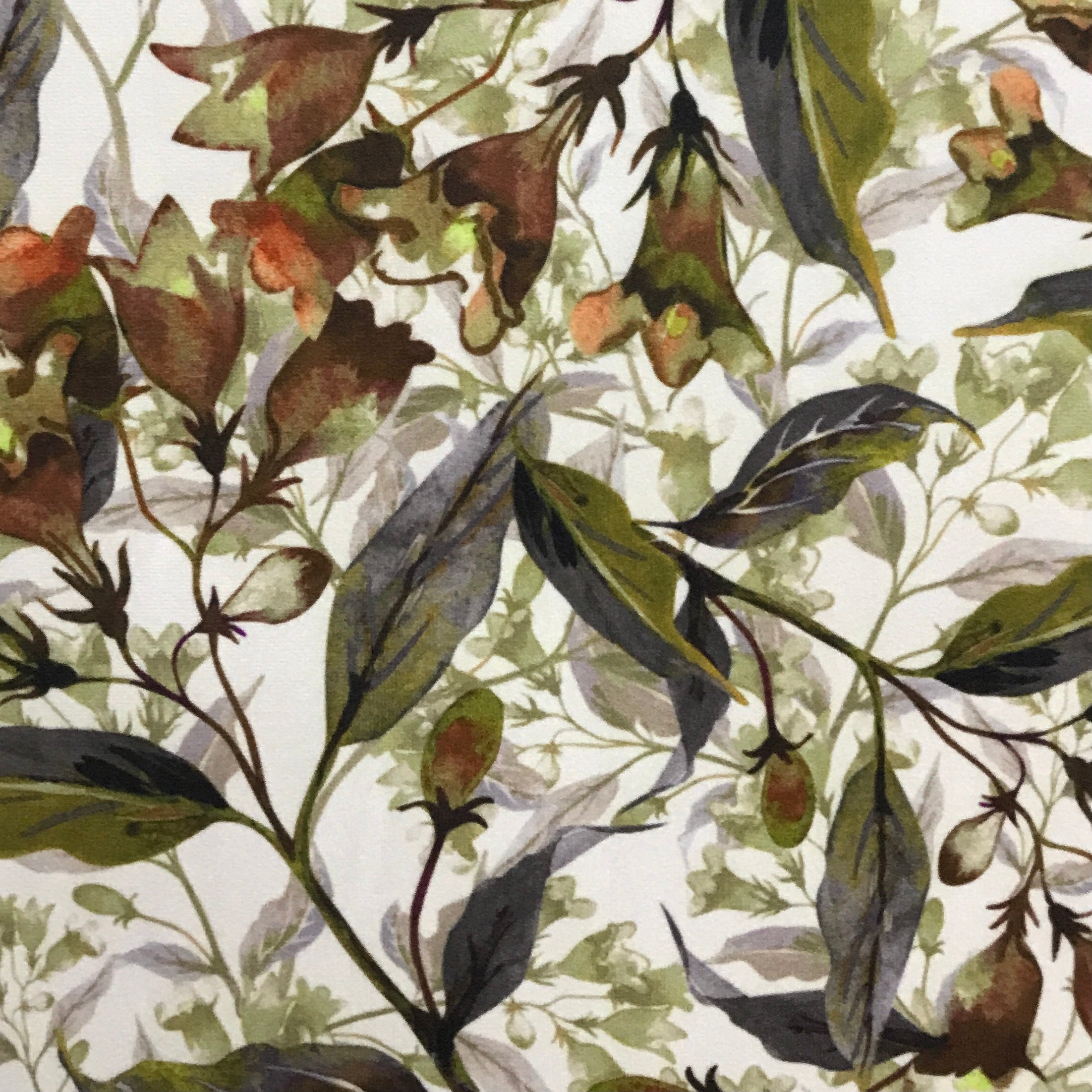 Velvet in Floral Ideal for Sofa, Curtains & Cushions