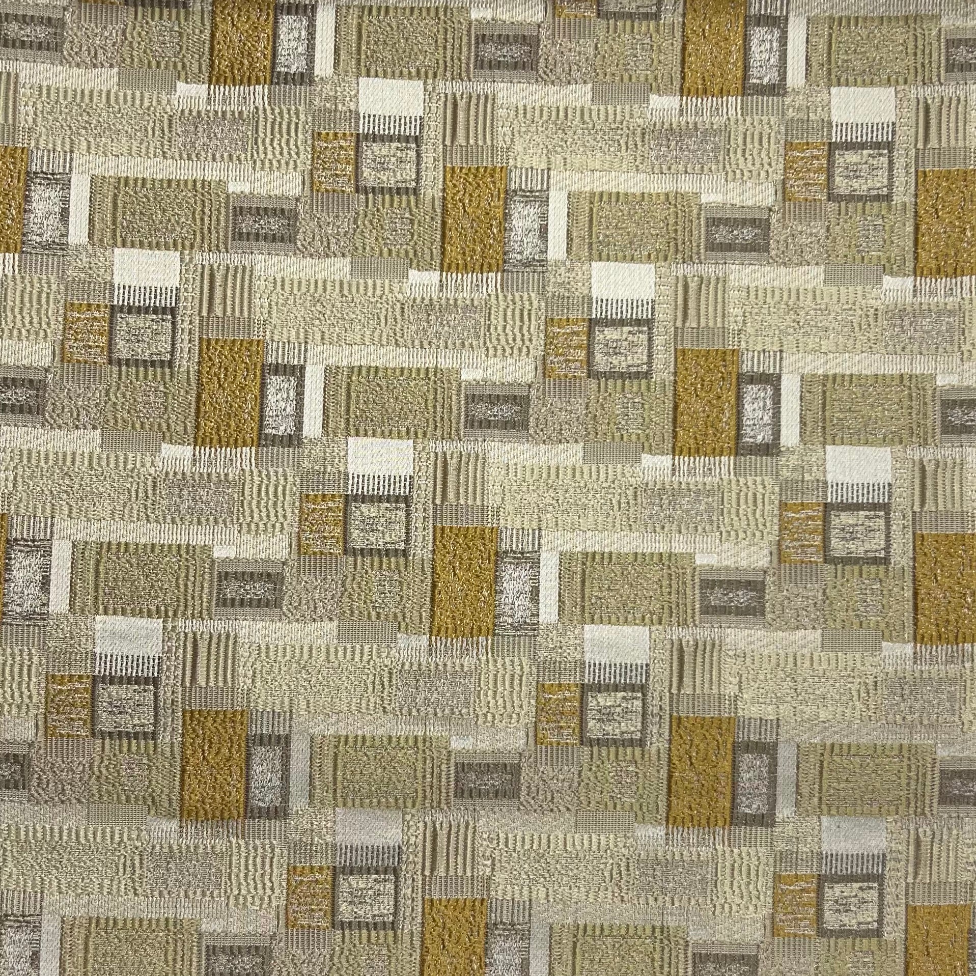Jacquard Brocade in Abstract Rug – Ideal for Upholstery (Antique Charm)