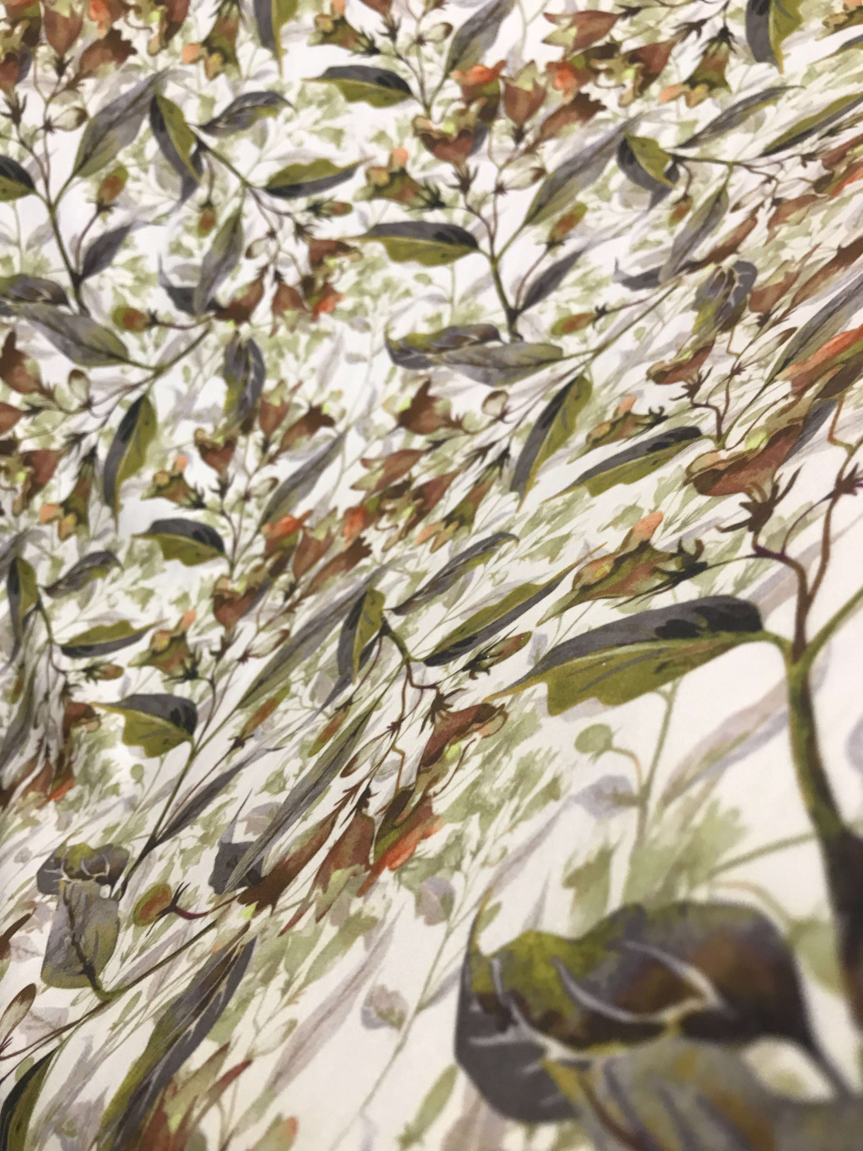 Velvet in Floral Ideal for Sofa, Curtains & Cushions