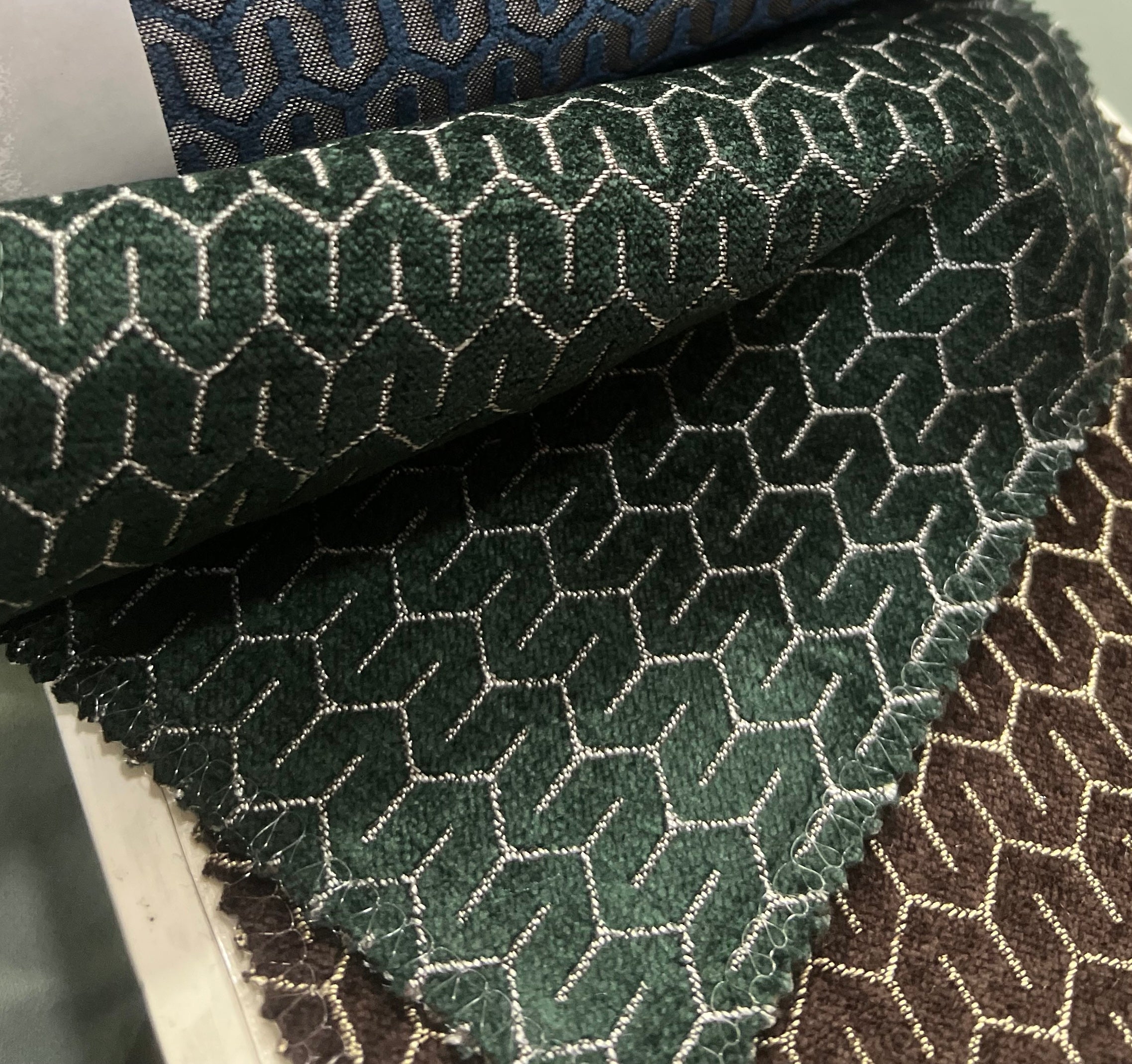 Chenille-Jacquard in Plain Self Design -  Sofa Upholstery (Urban Weave)