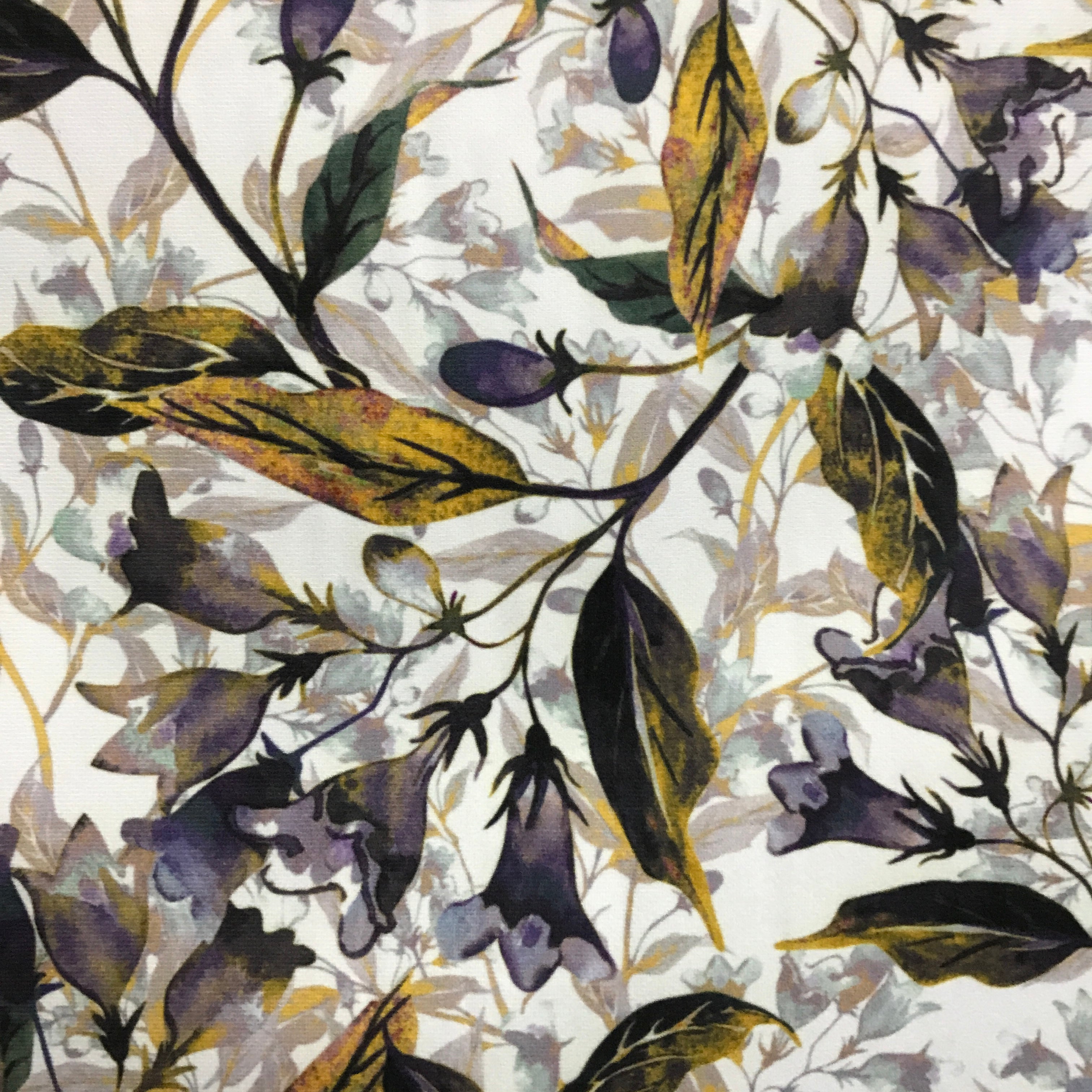 Velvet in Floral Ideal for Sofa, Curtains & Cushions