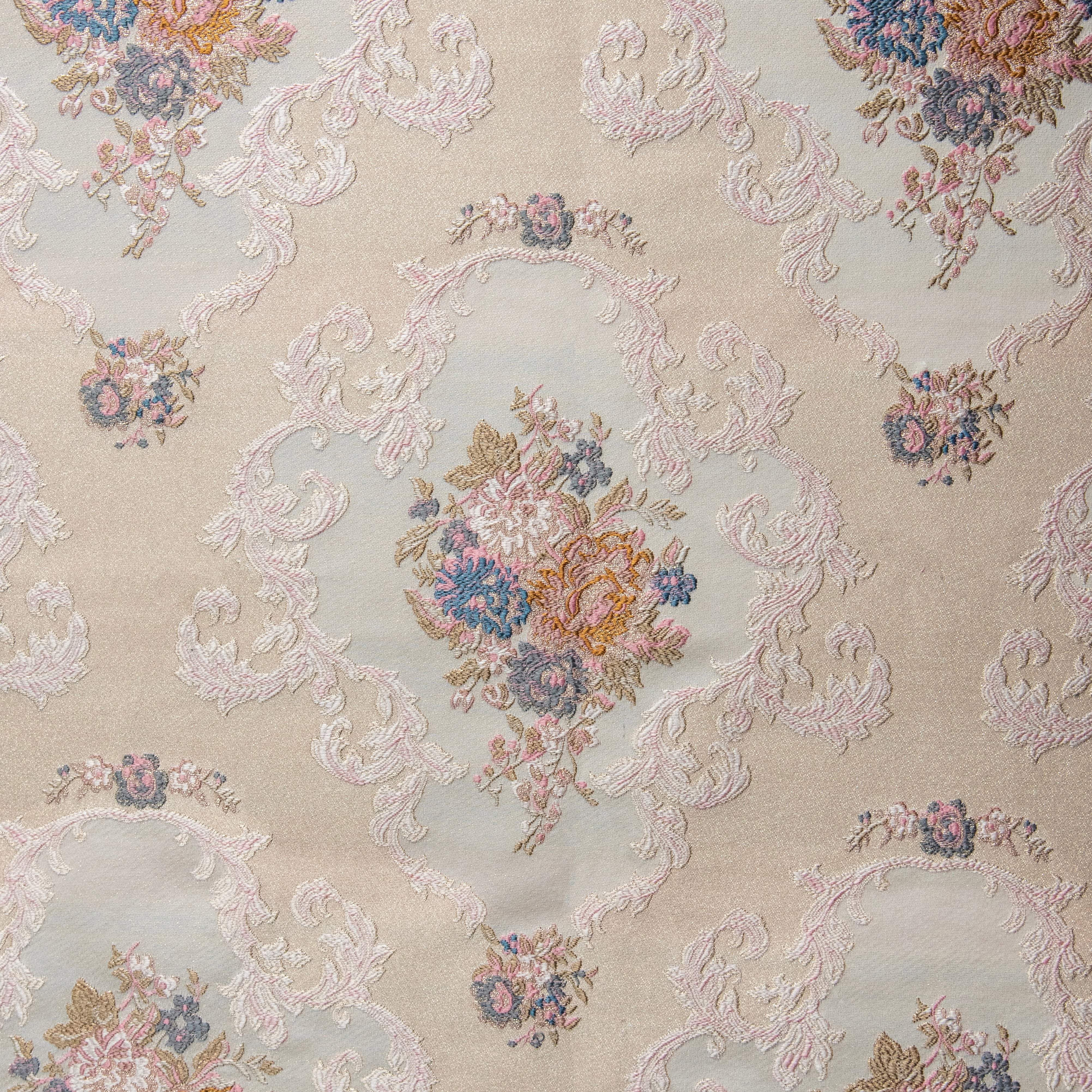 Jacquard in Victorian Floral Damask (Rococo Bloom)