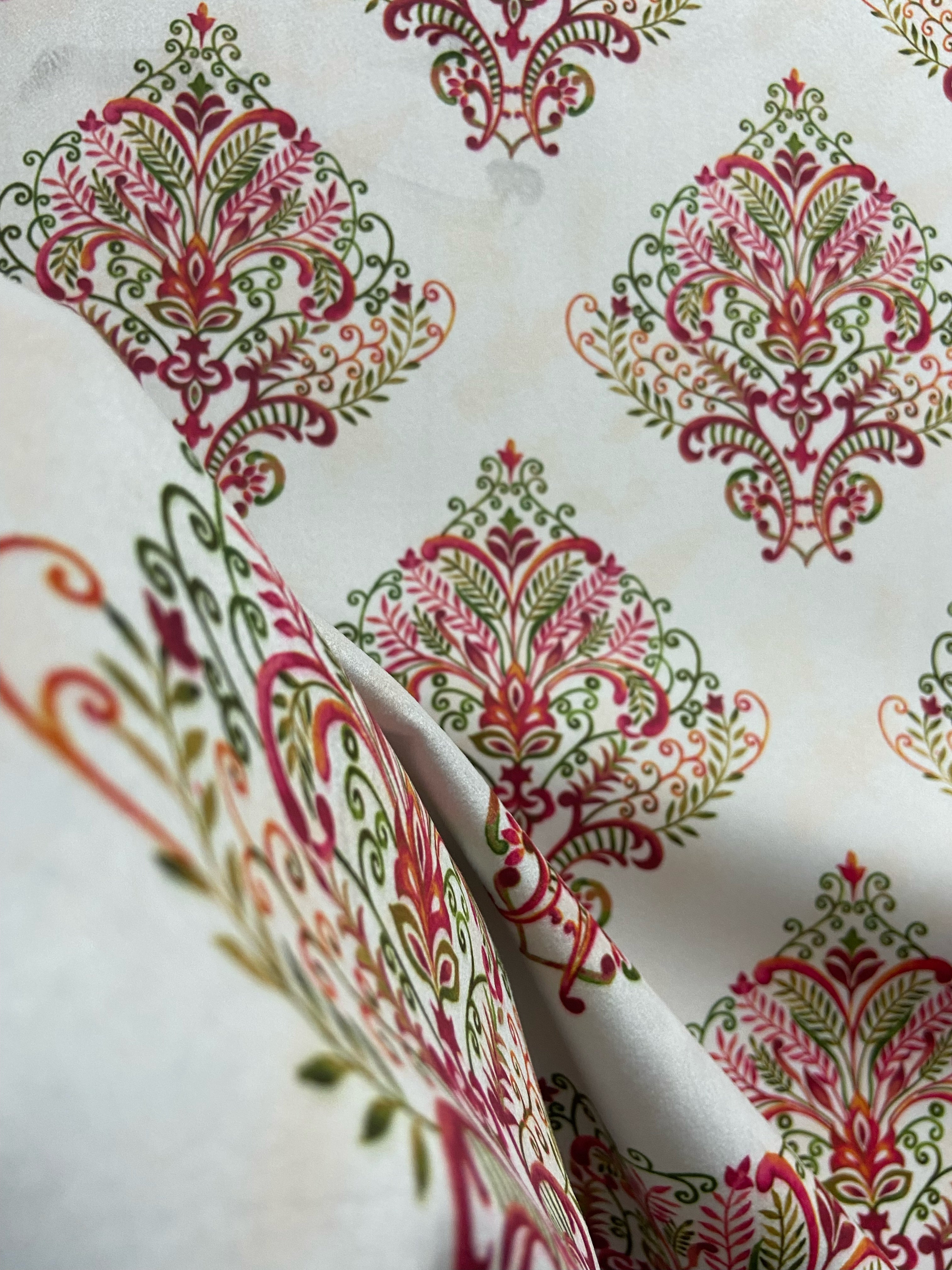 Velvet in Damask Motif  Sofas & Dining chairs