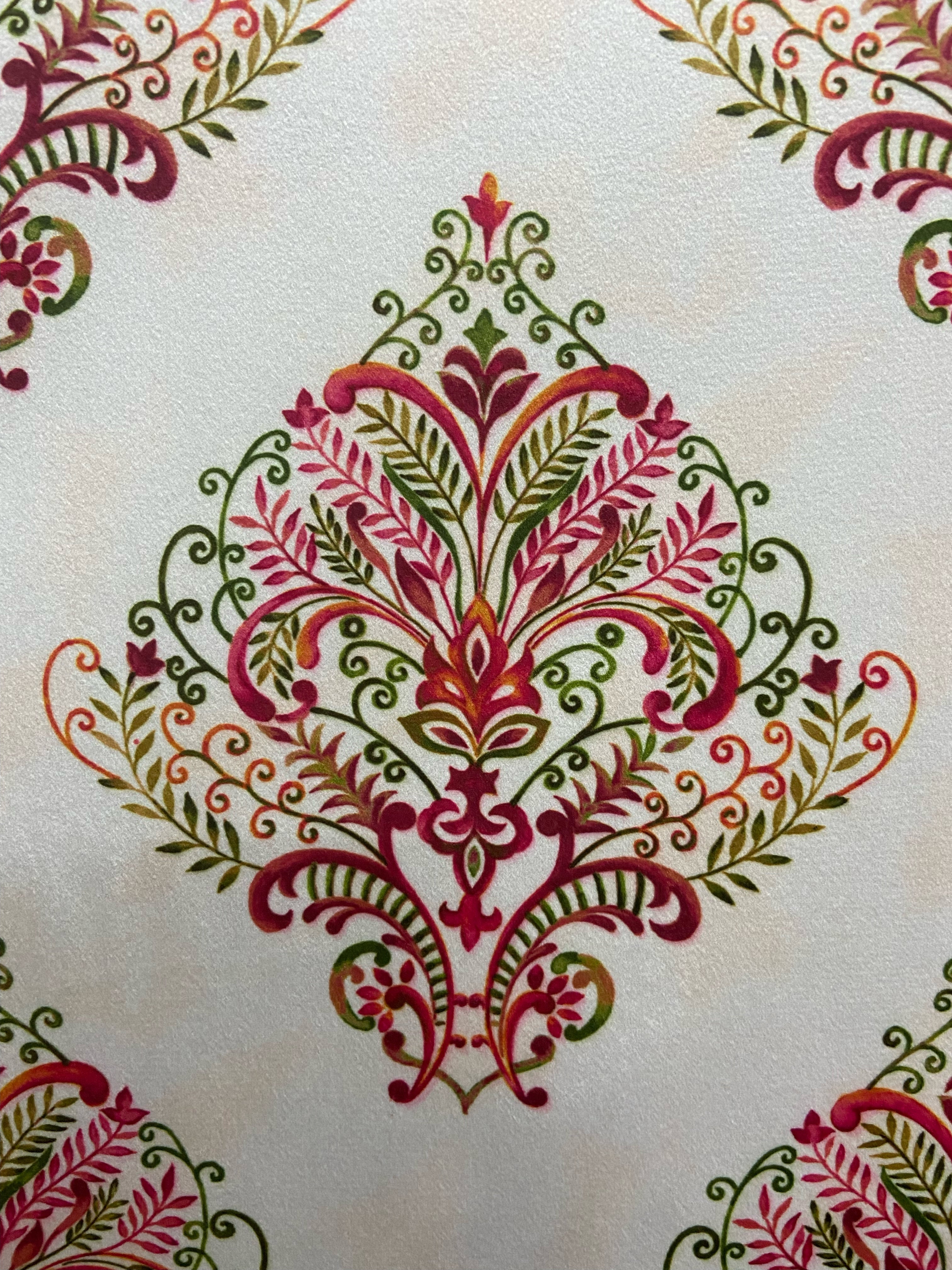 Velvet in Damask Motif  Sofas & Dining chairs