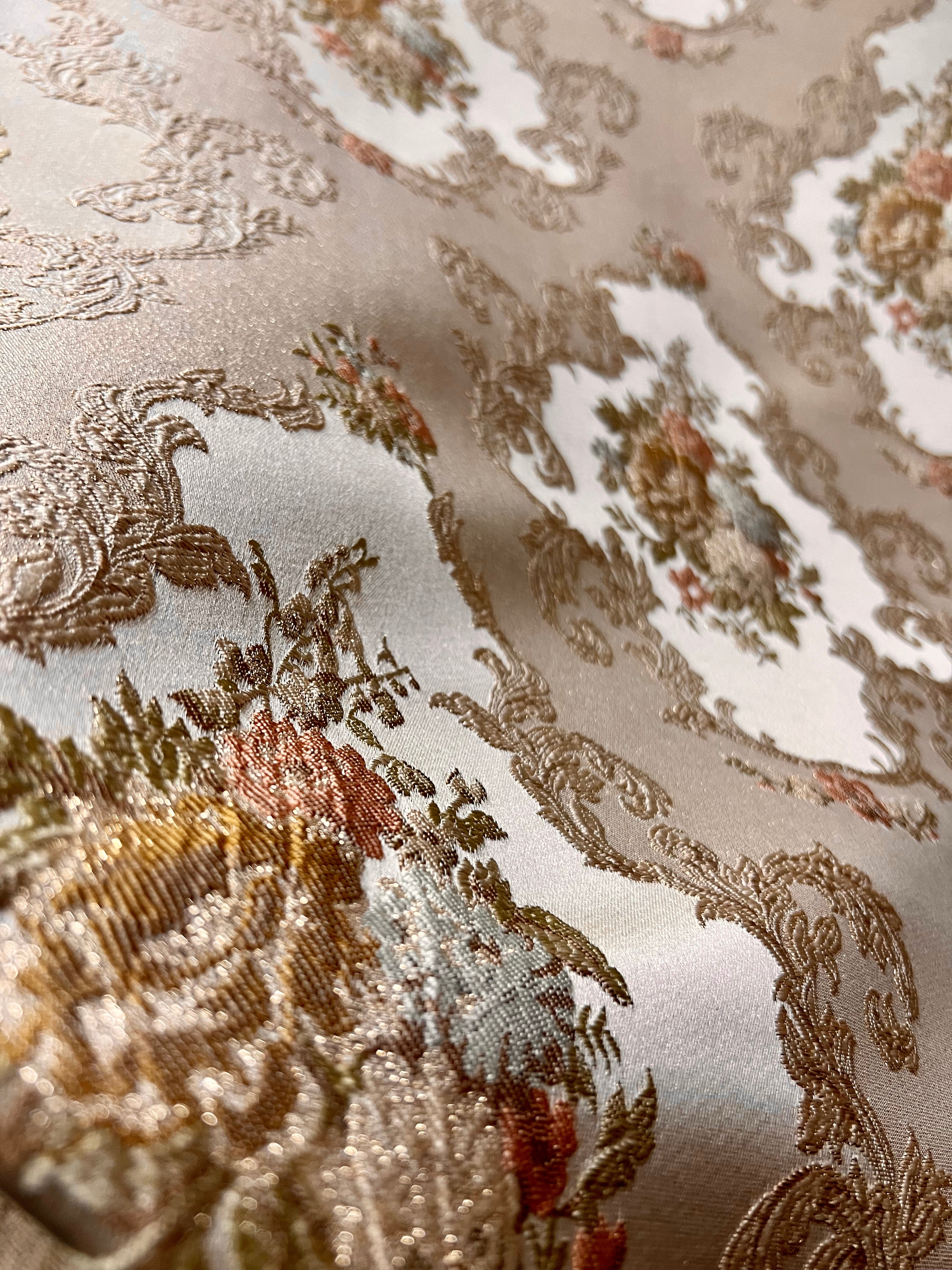 Jacquard in Victorian Floral Damask (Rococo Bloom)