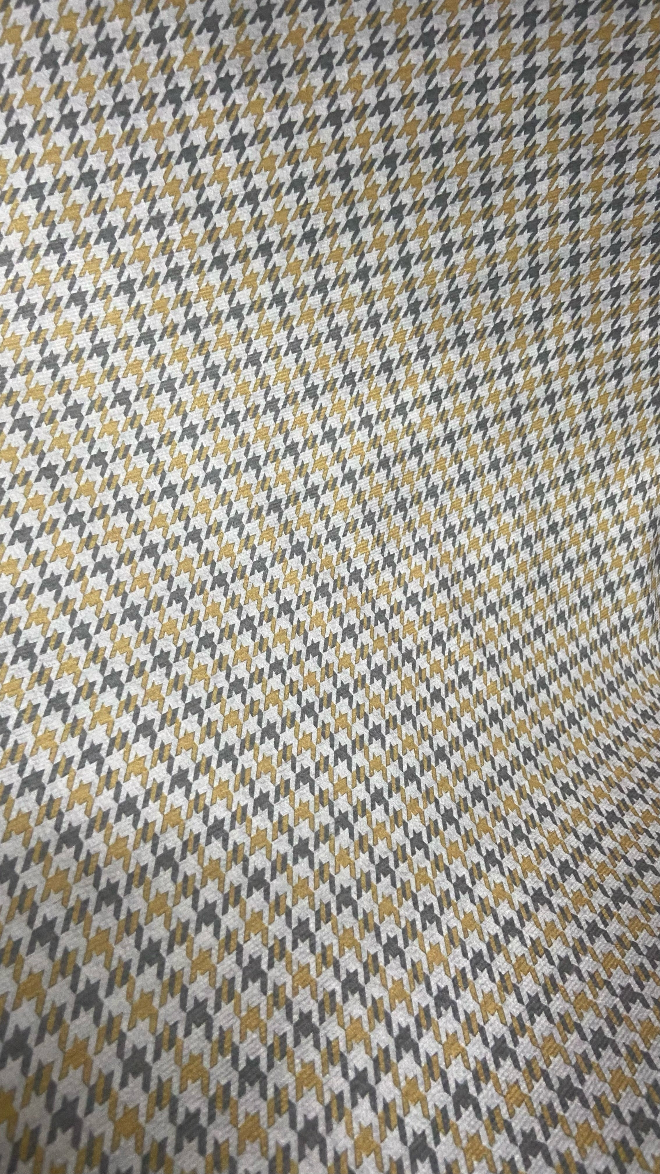 Velvet in Houndstooth Upholstery