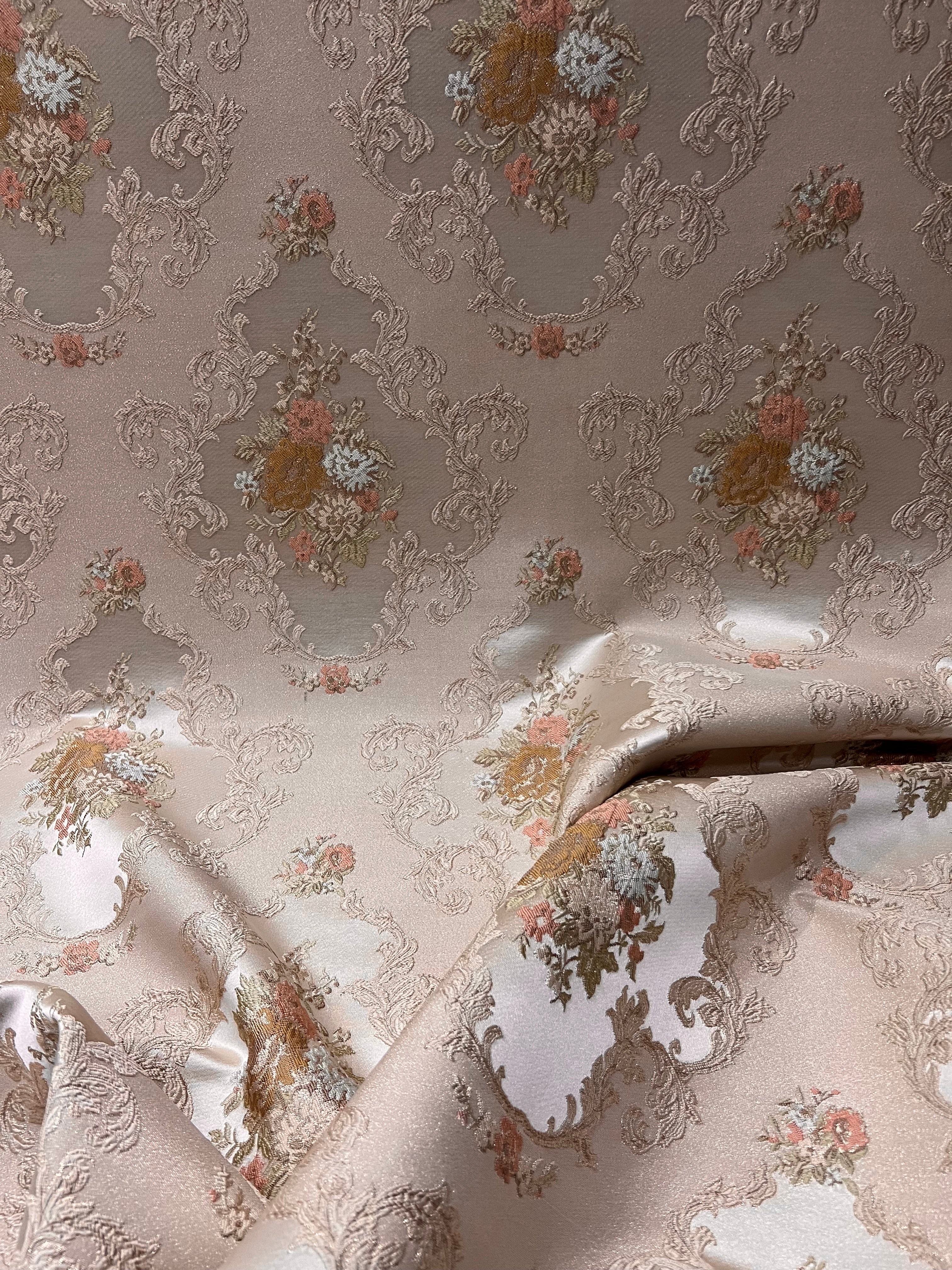 Jacquard in Victorian Floral Damask (Rococo Bloom)