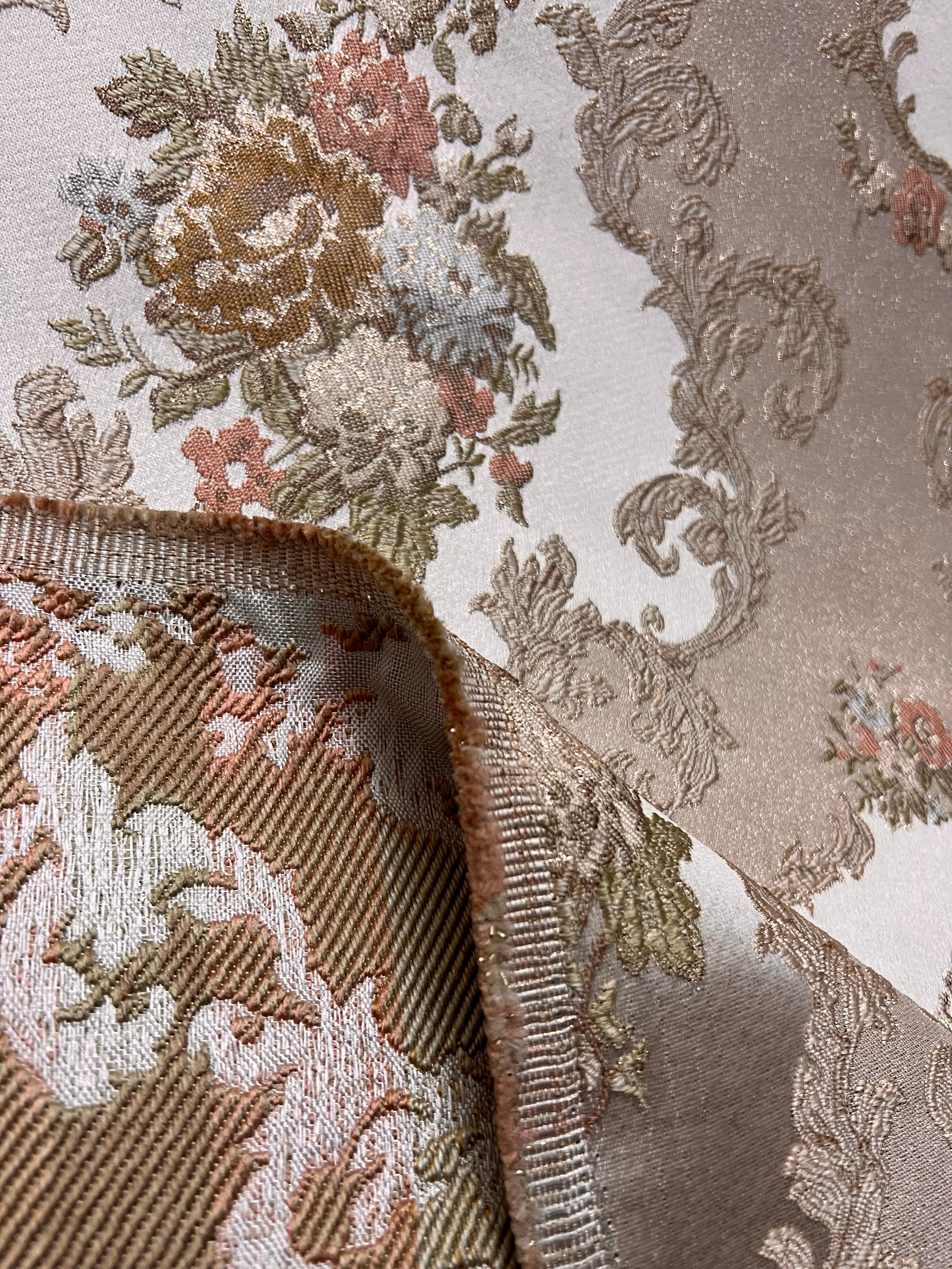 Jacquard in Victorian Floral Damask (Rococo Bloom)