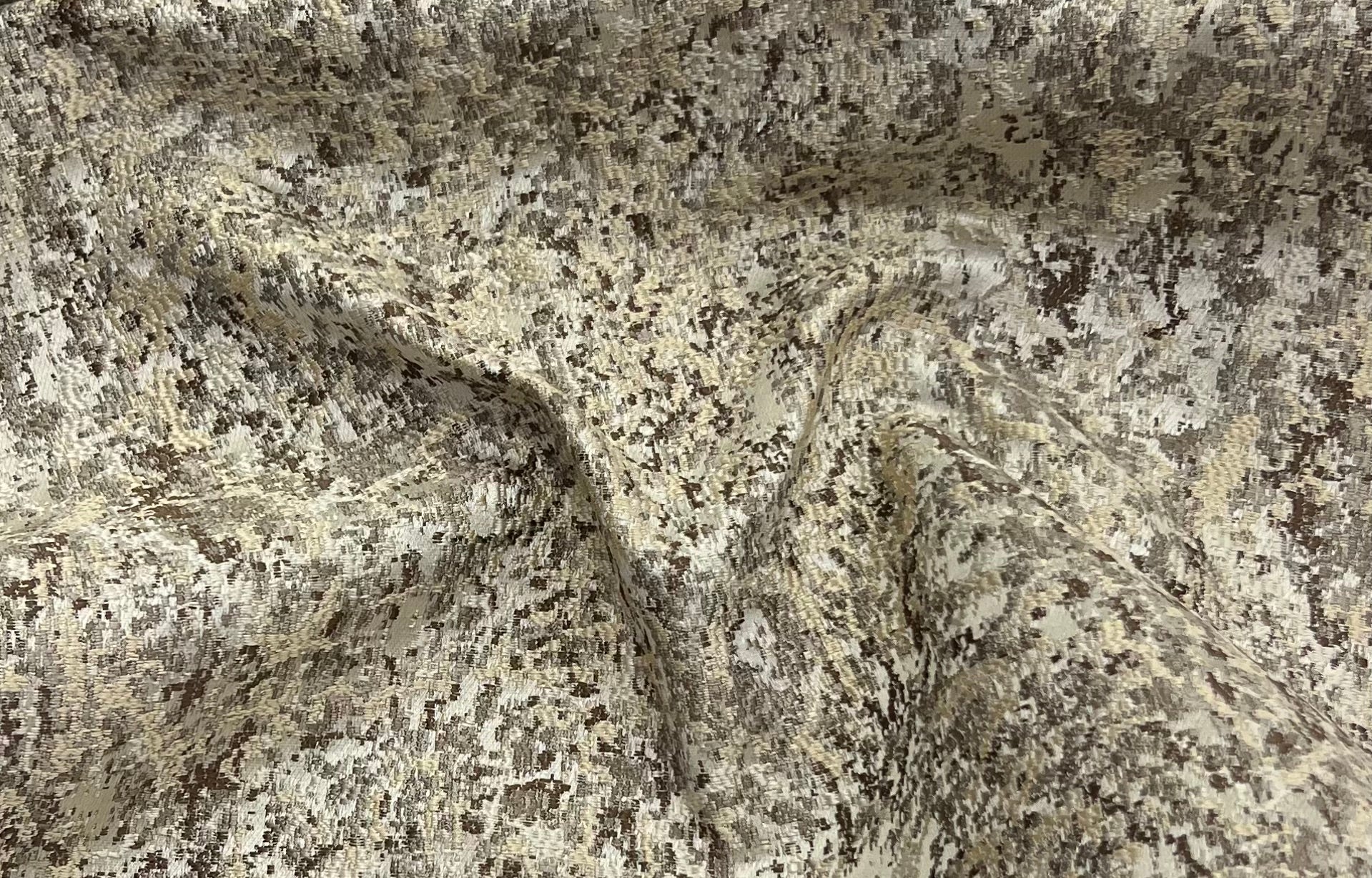 Jacquard Brocade in Abstract – Ideal for Upholstery & Curtains (Vintage Weave)