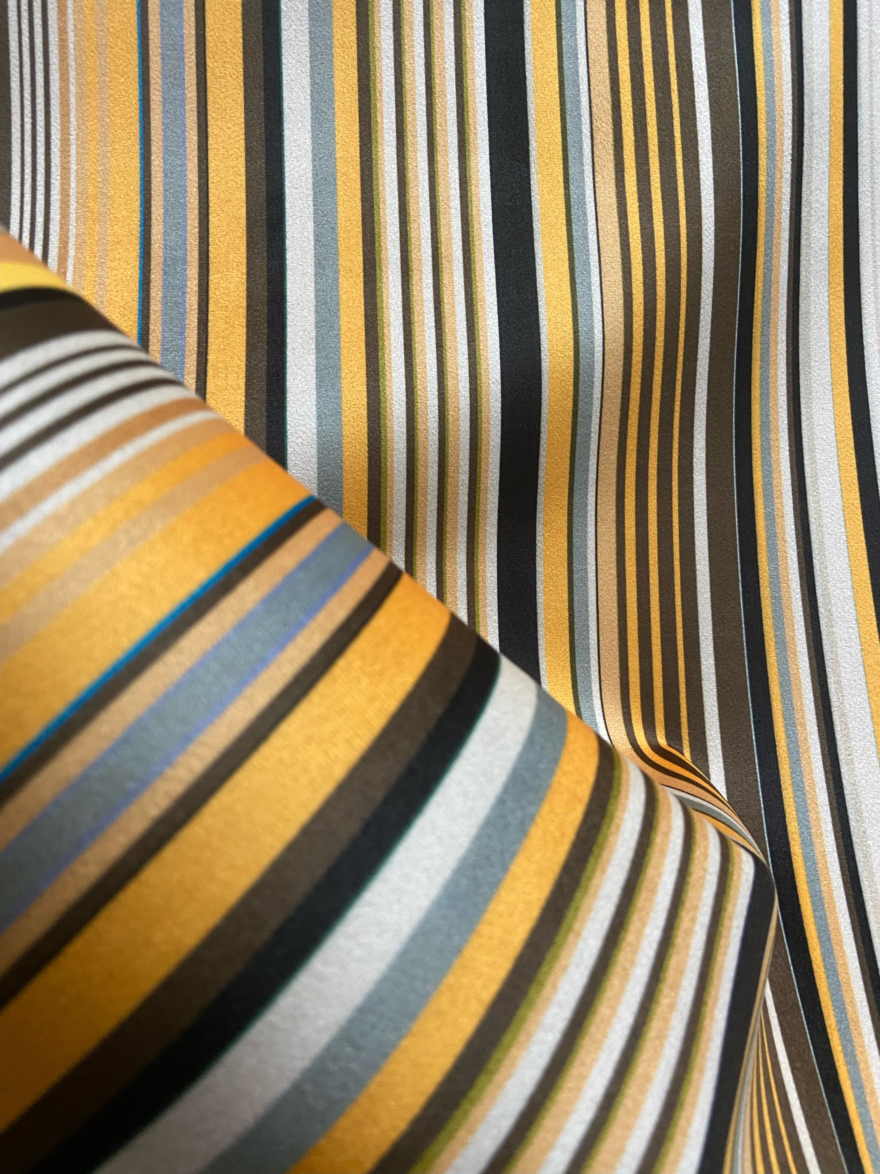 Velvet in Striped Upholstery & Cushions