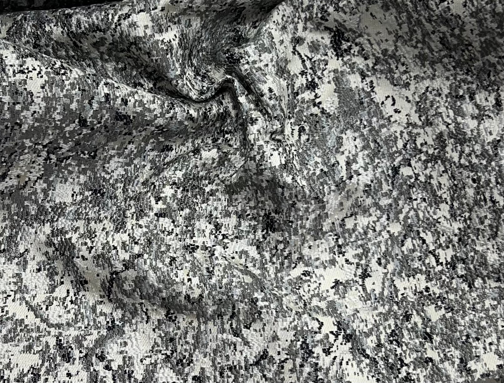 Jacquard Brocade in Abstract – Ideal for Upholstery & Curtains (Vintage Weave)