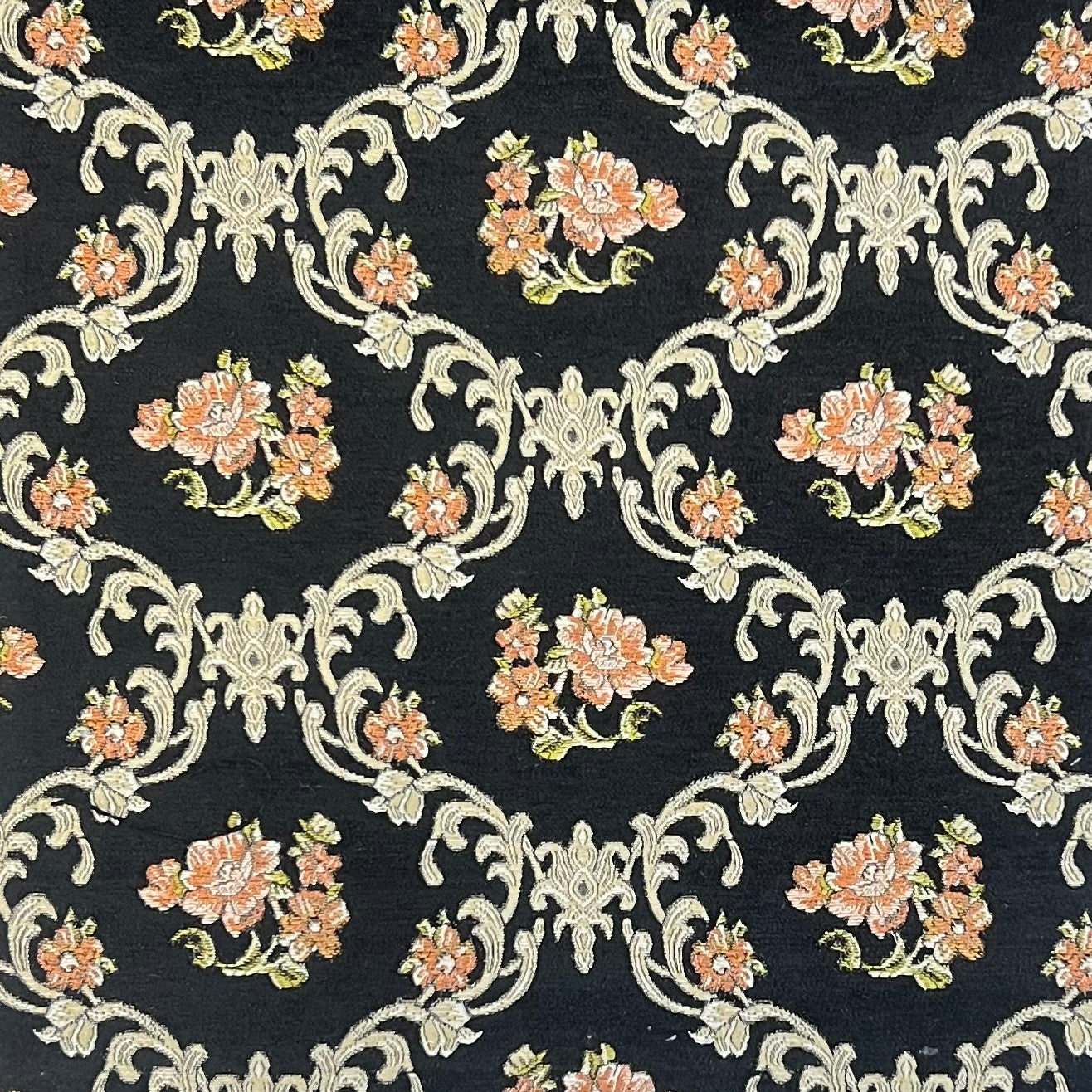 Chenille Jacquard in Vintage Damask –  Upholstery and Crafts (Regal Weave)