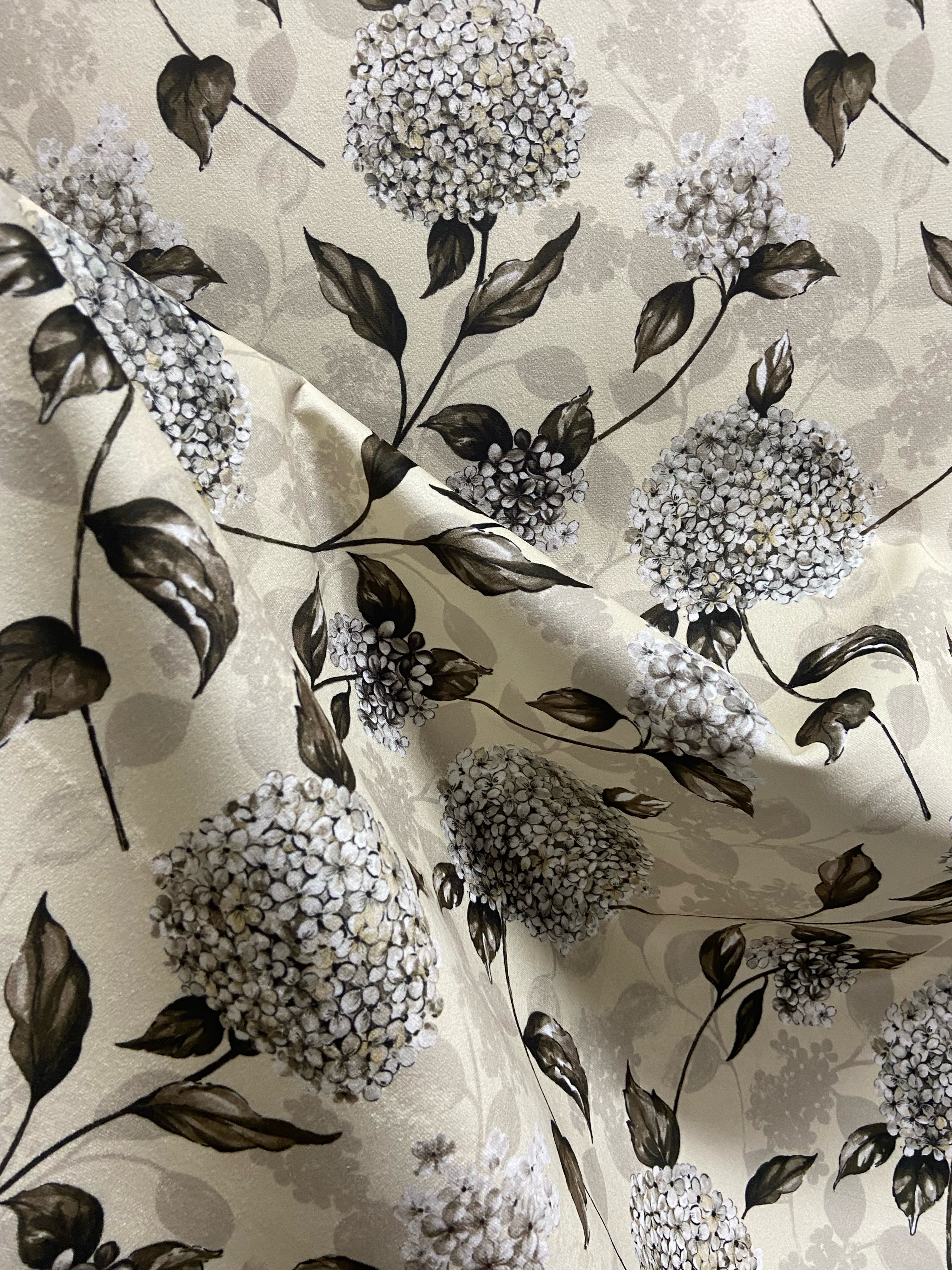 Velvet in Floral Upholstery & Curtains