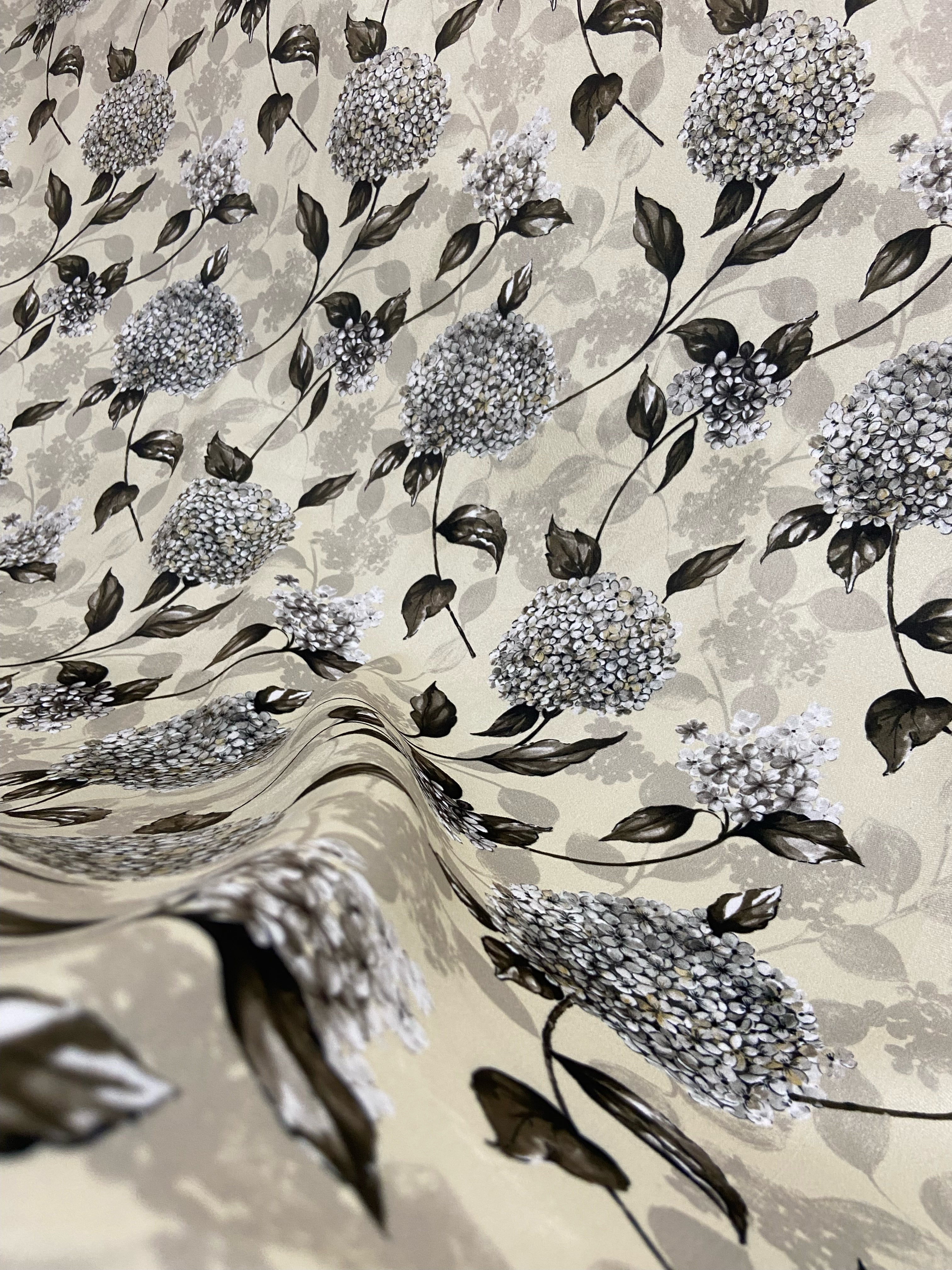 Velvet in Floral Upholstery & Curtains