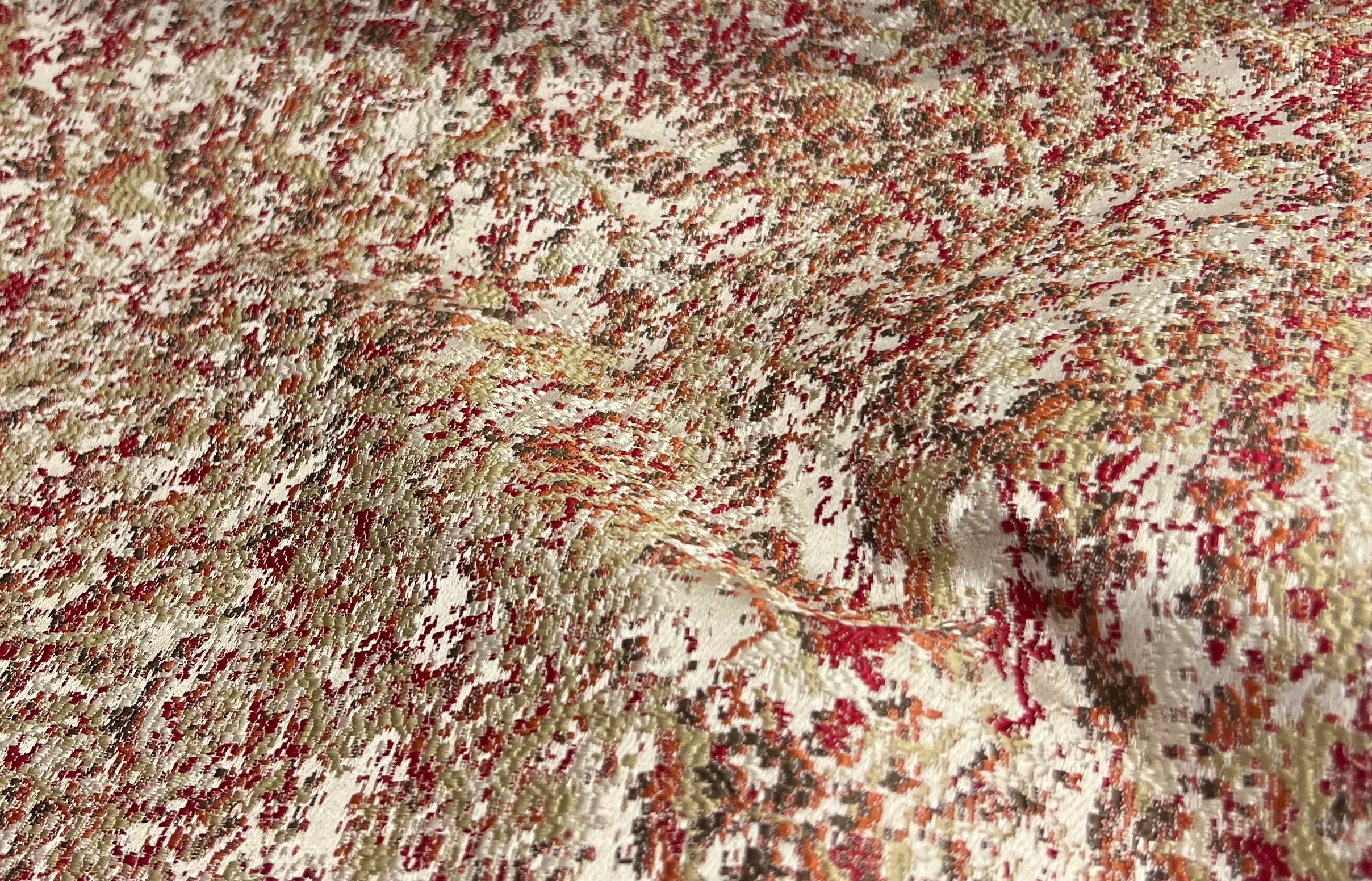 Jacquard Brocade in Abstract – Ideal for Upholstery & Curtains (Vintage Weave)