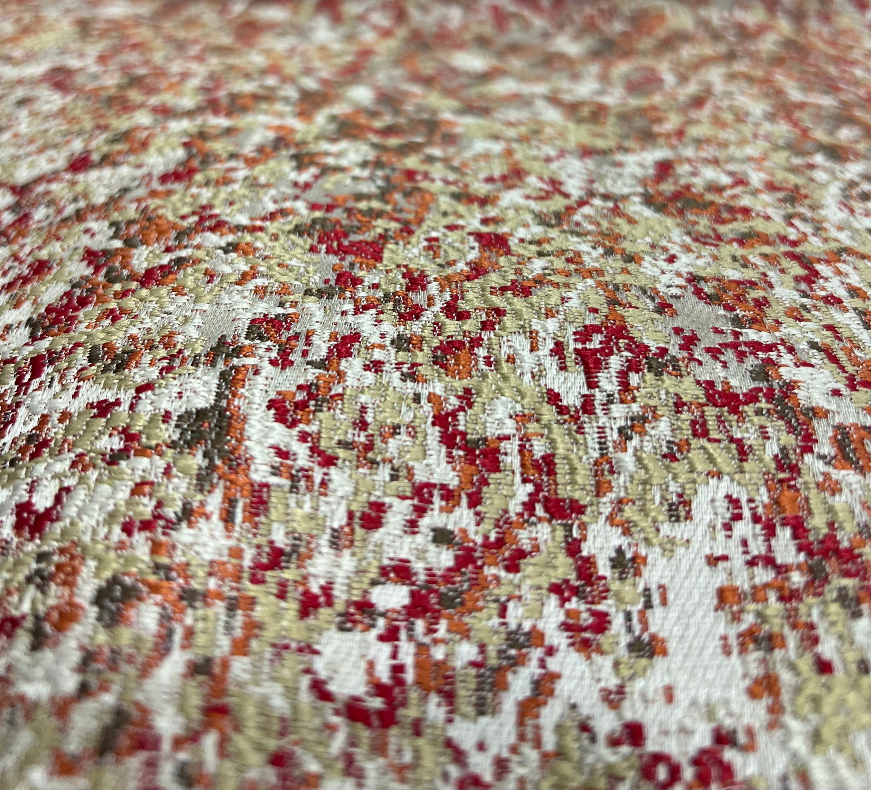 Jacquard Brocade in Abstract – Ideal for Upholstery & Curtains (Vintage Weave)