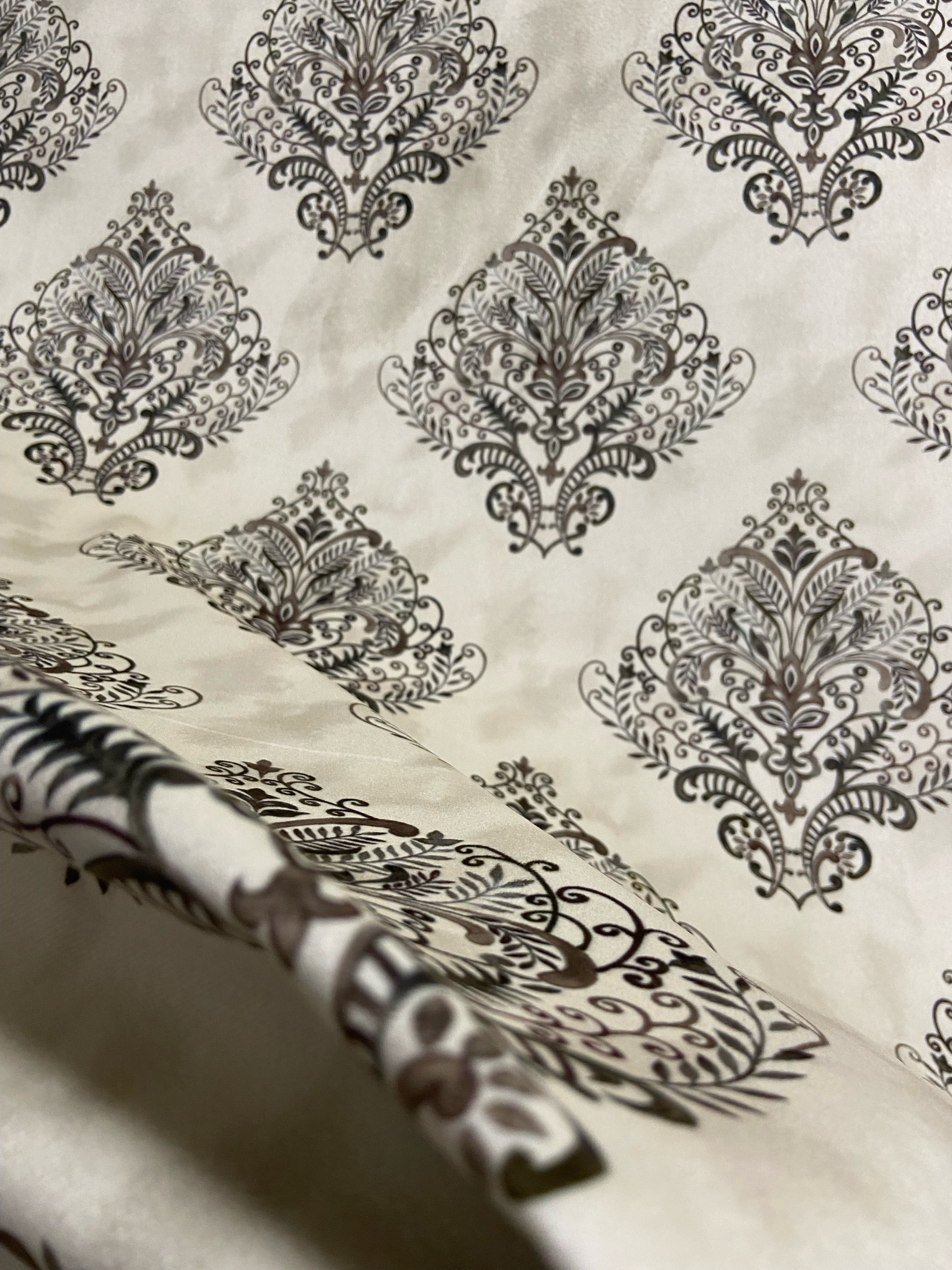 Velvet in Damask Motif  Sofas & Dining chairs