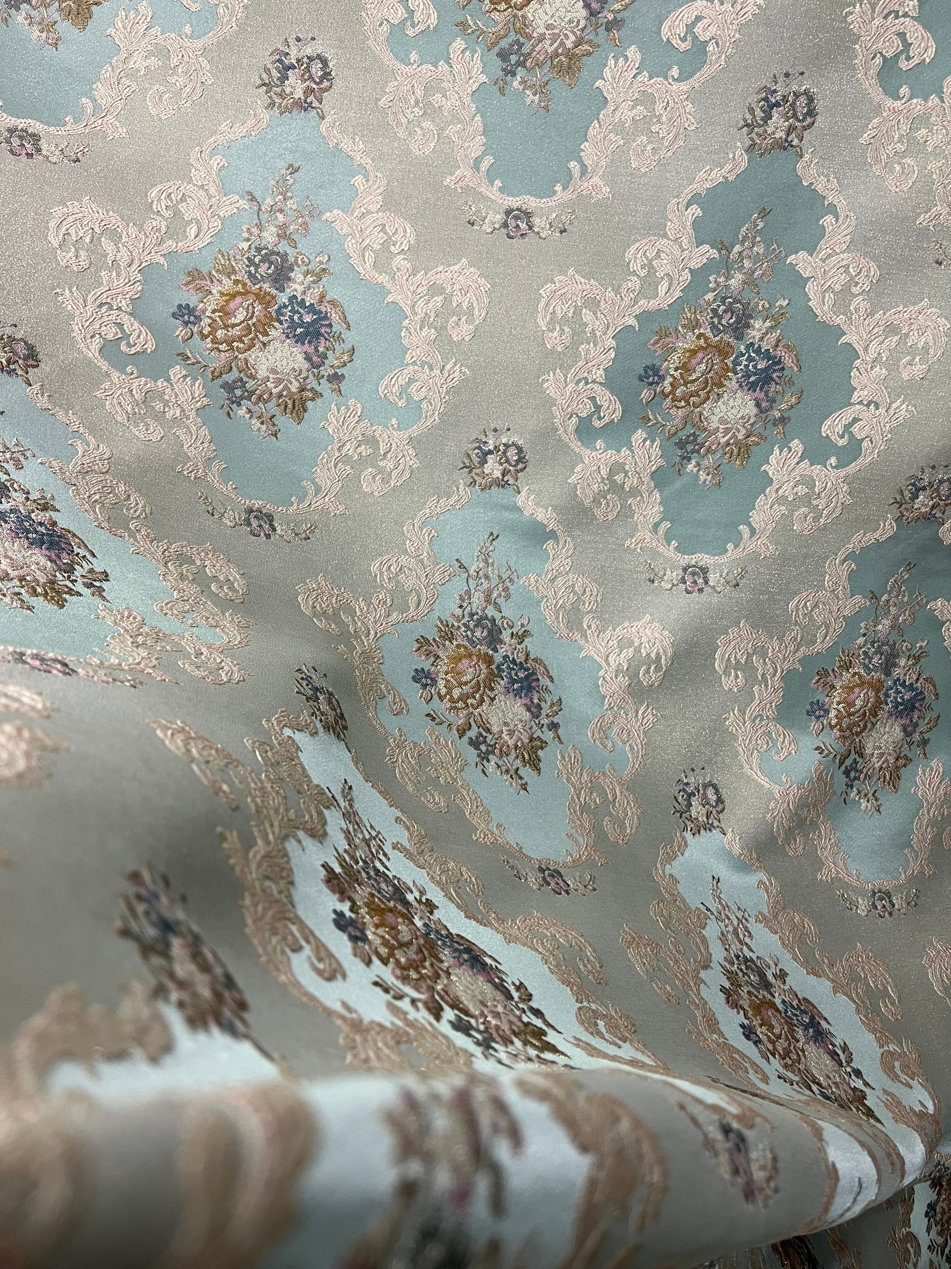 Jacquard in Victorian Floral Damask (Rococo Bloom)