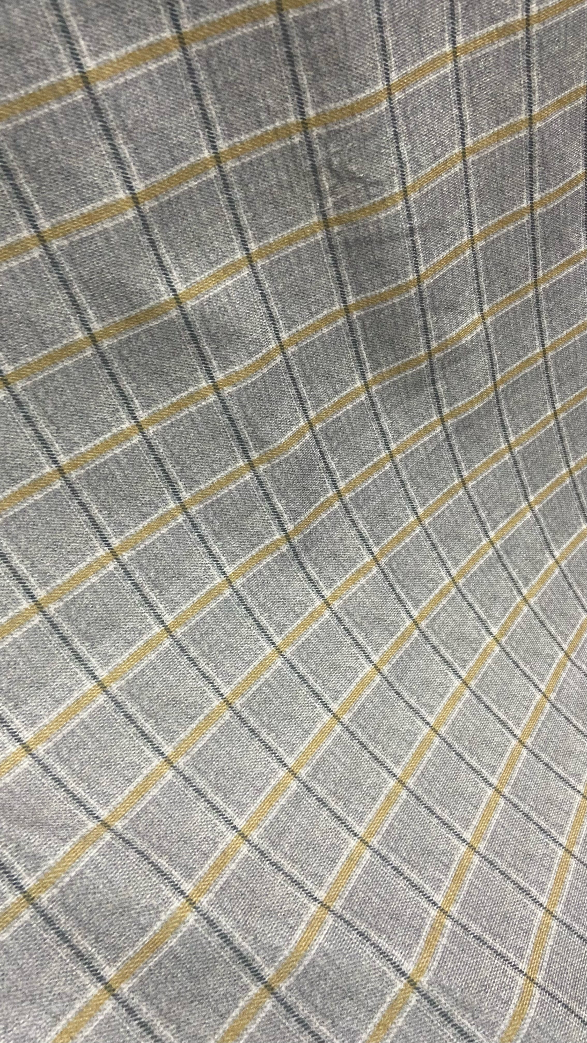 Velvet in Tattersall Plaid  Sofa Upholstery & Cushions