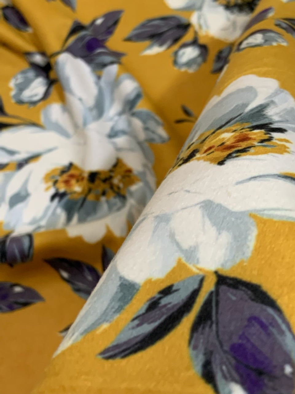 Velvet in Floral  Elegant Upholstery