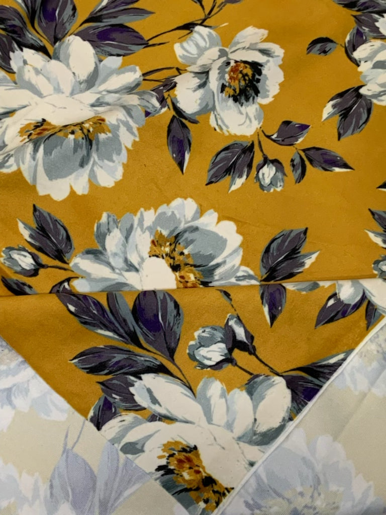 Velvet in Floral  Elegant Upholstery