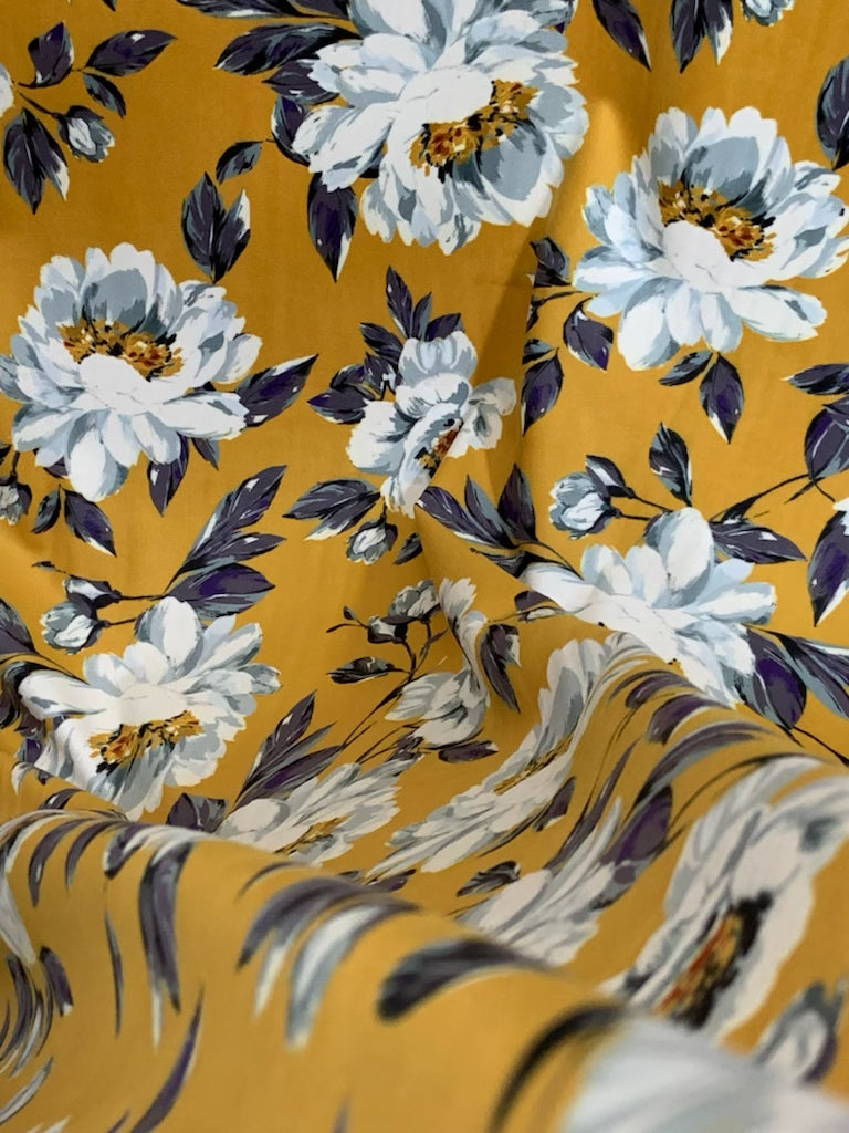 Velvet in Floral  Elegant Upholstery