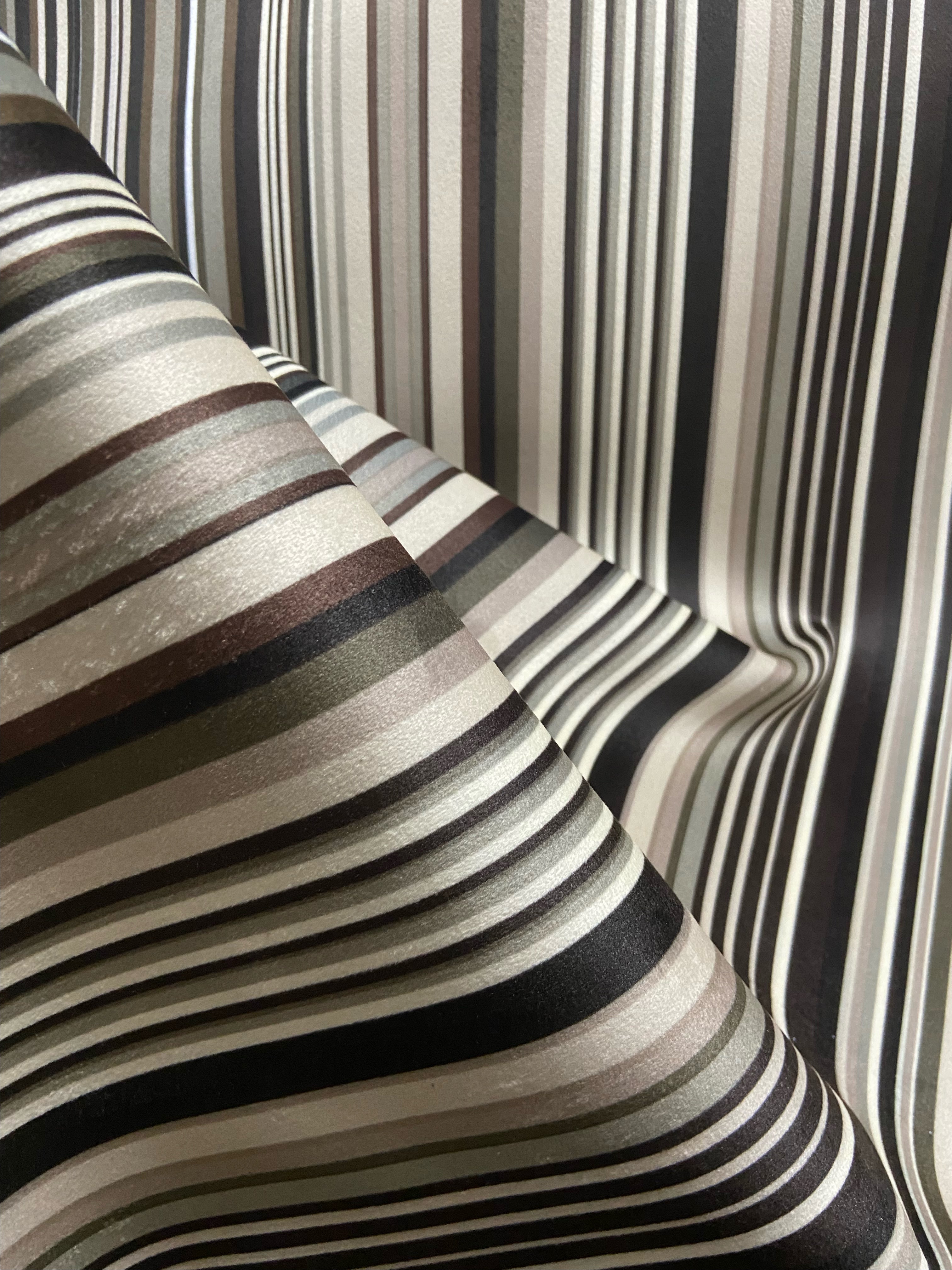 Velvet in Striped Upholstery & Cushions