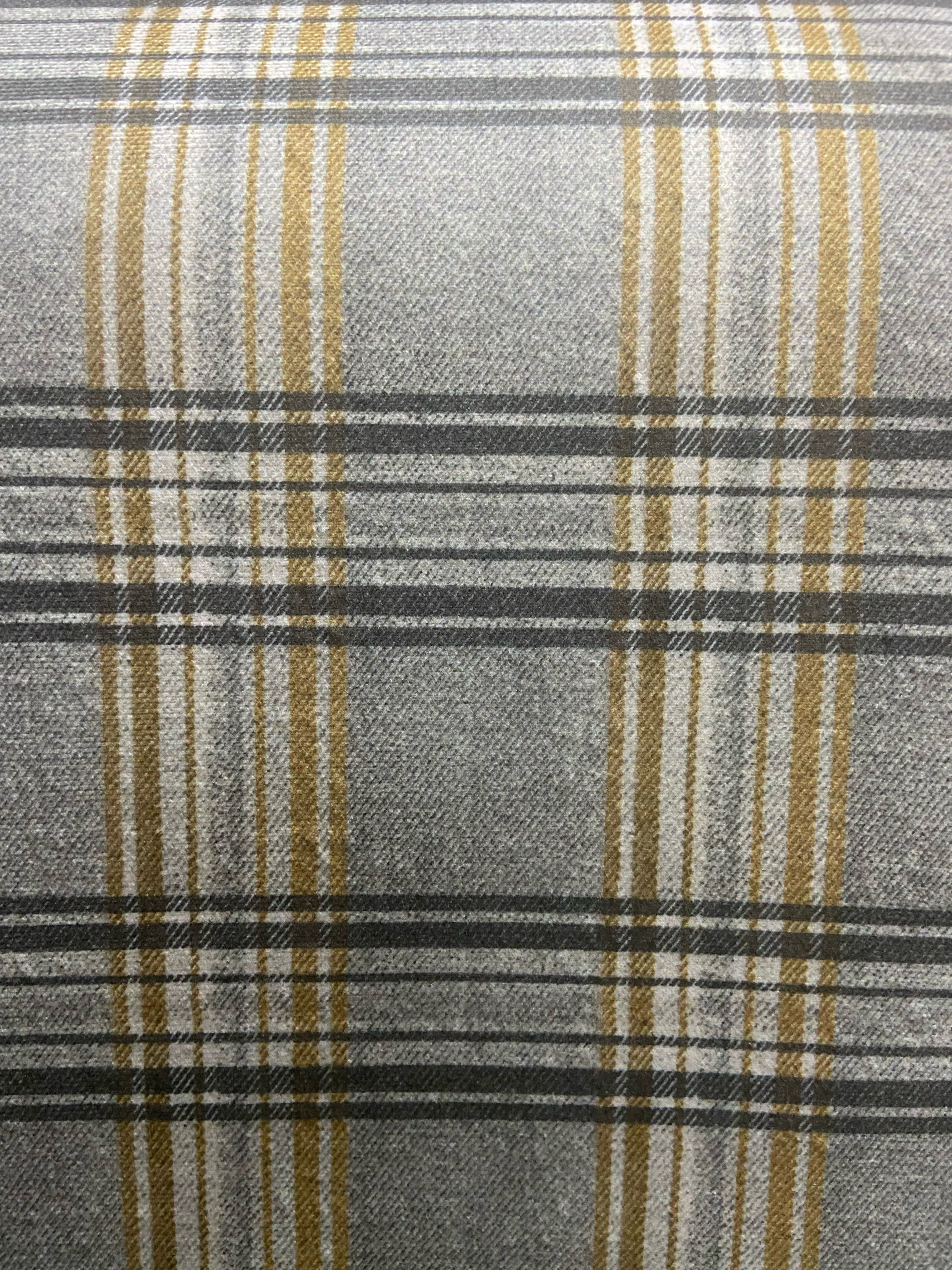 Velvet in Tartan Plaid  Upholstery & Sofa