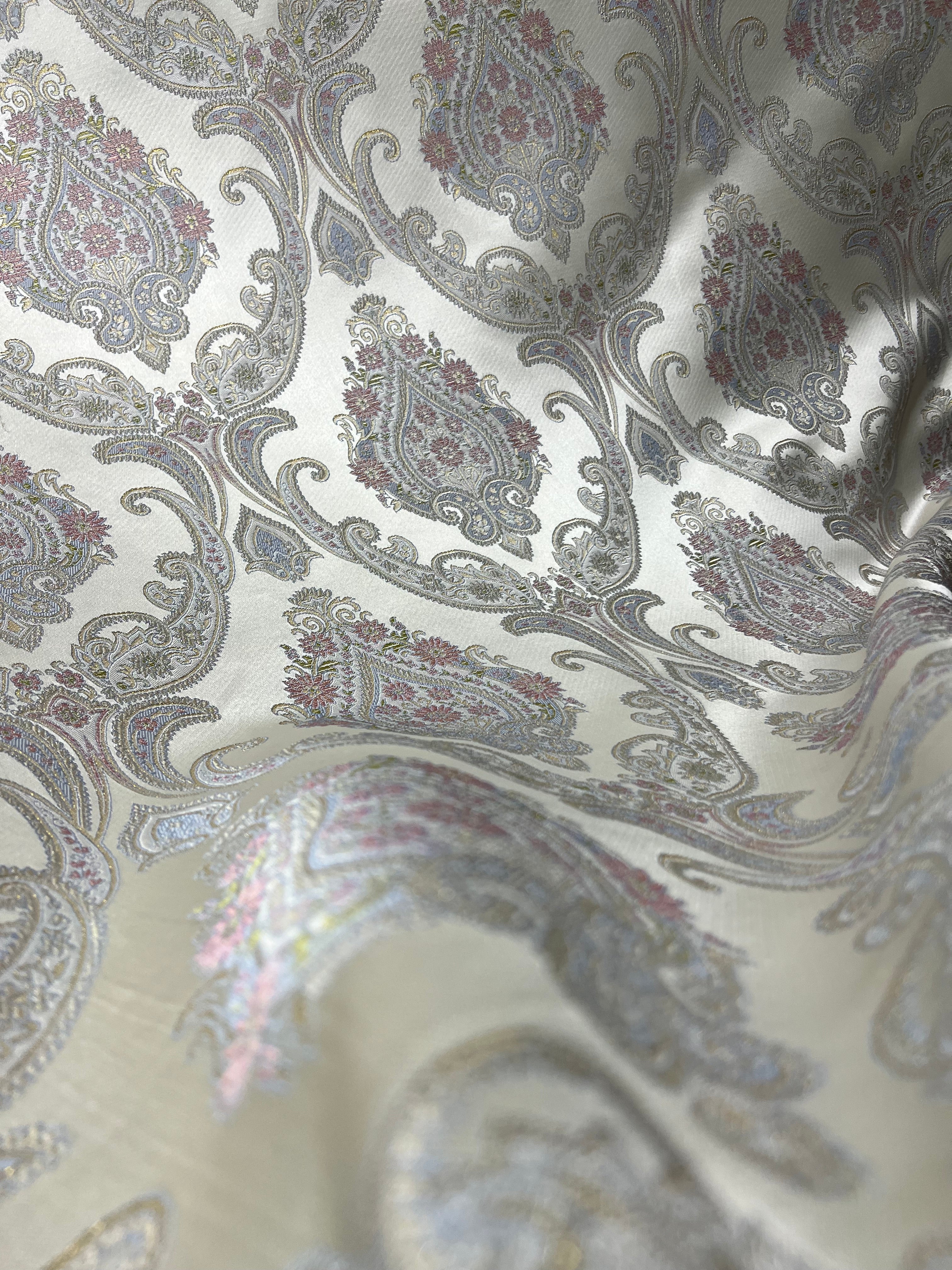 Jacquard in Victorian Damask –  Window Treatments (Rococo Bloom)