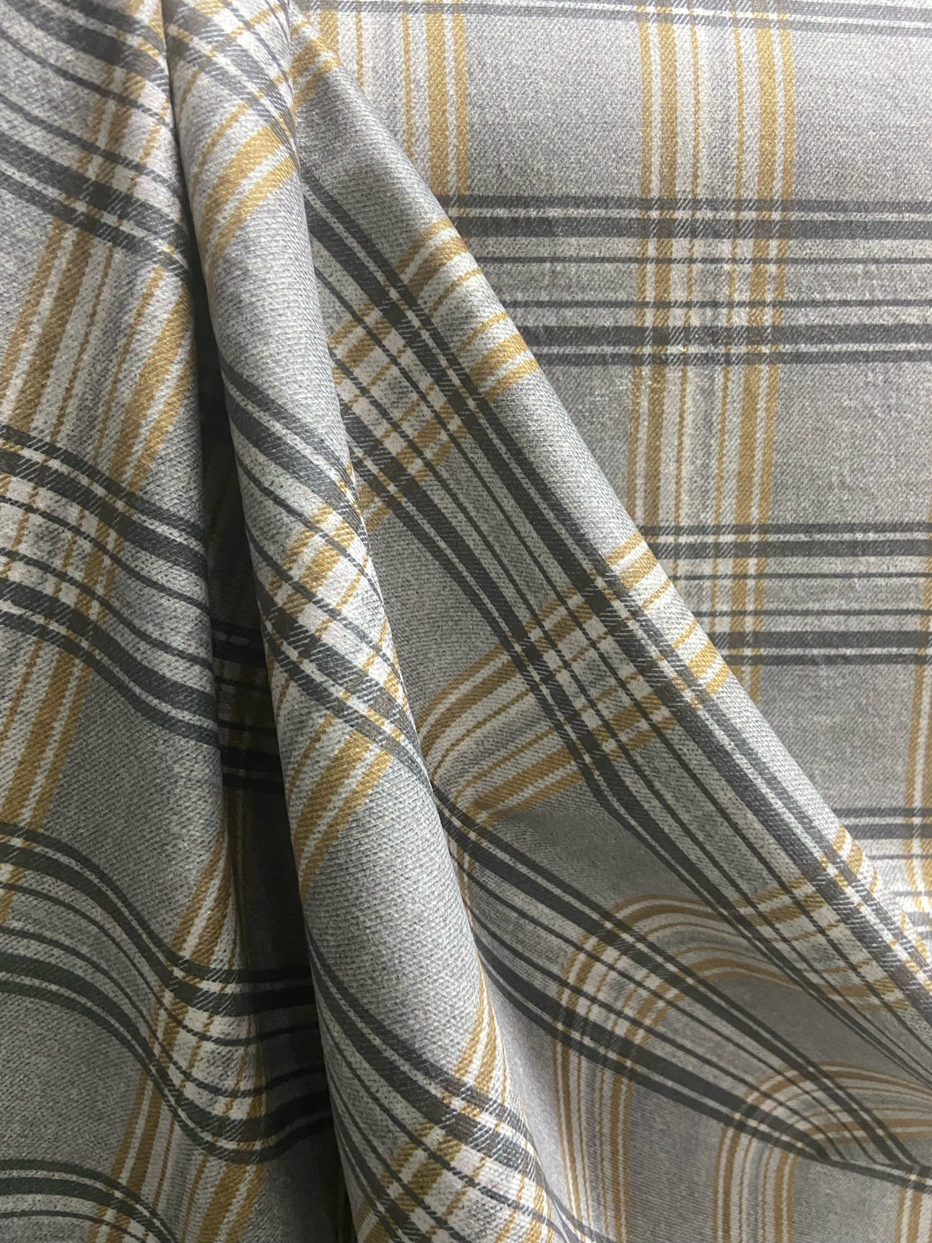 Velvet in Tartan Plaid  Upholstery & Sofa