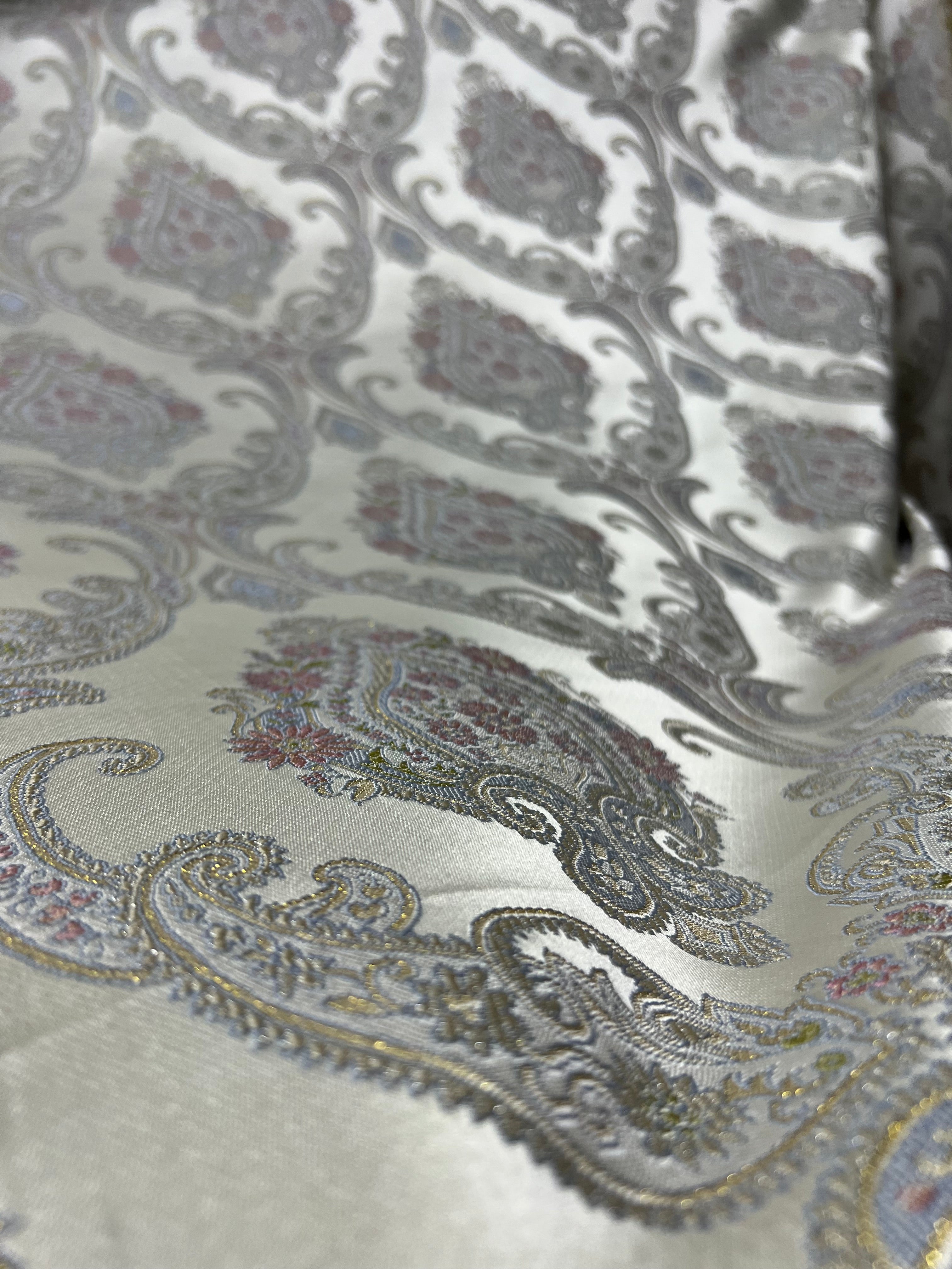 Jacquard in Victorian Damask –  Window Treatments (Rococo Bloom)