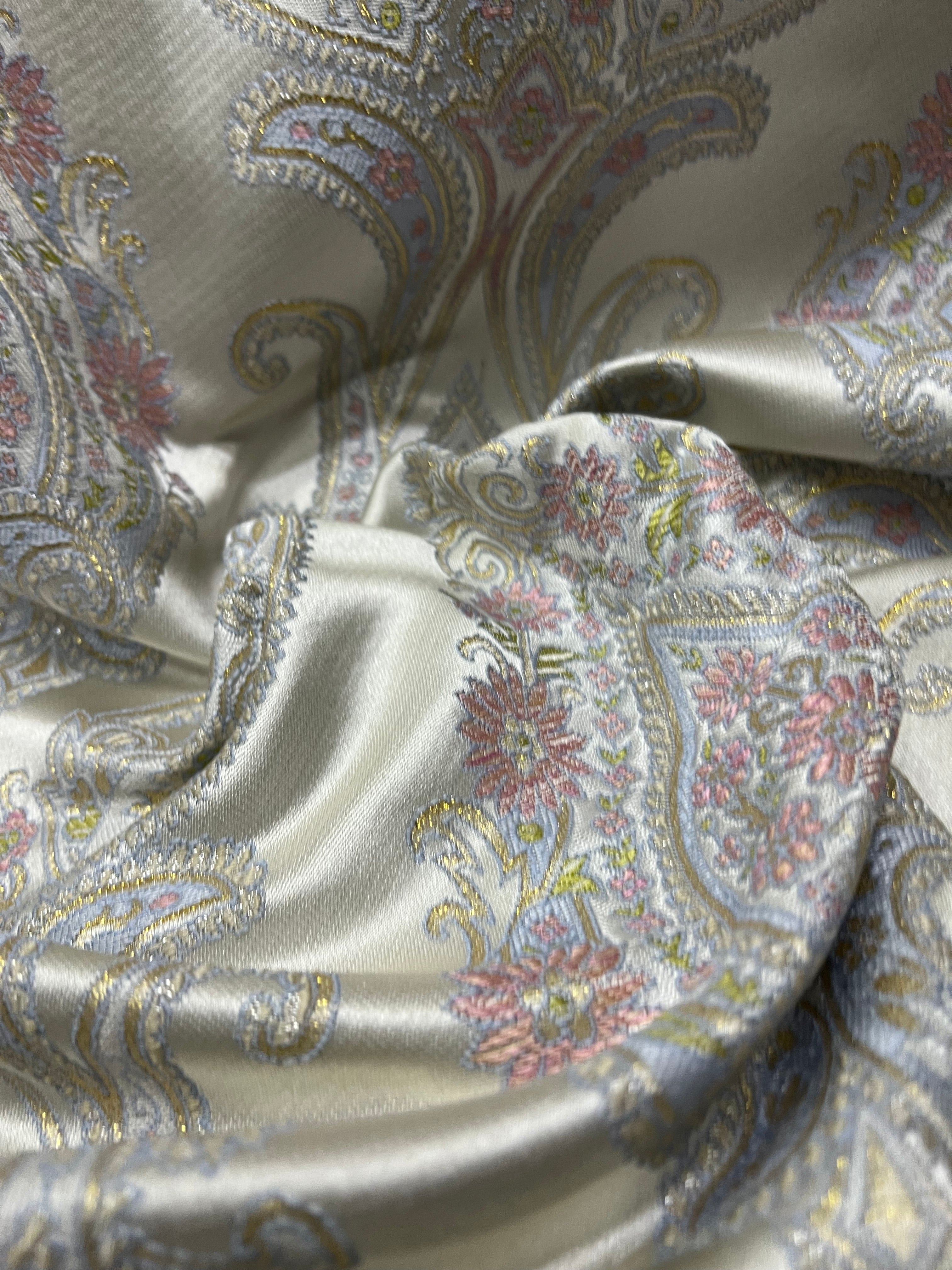 Jacquard in Victorian Damask –  Window Treatments (Rococo Bloom)