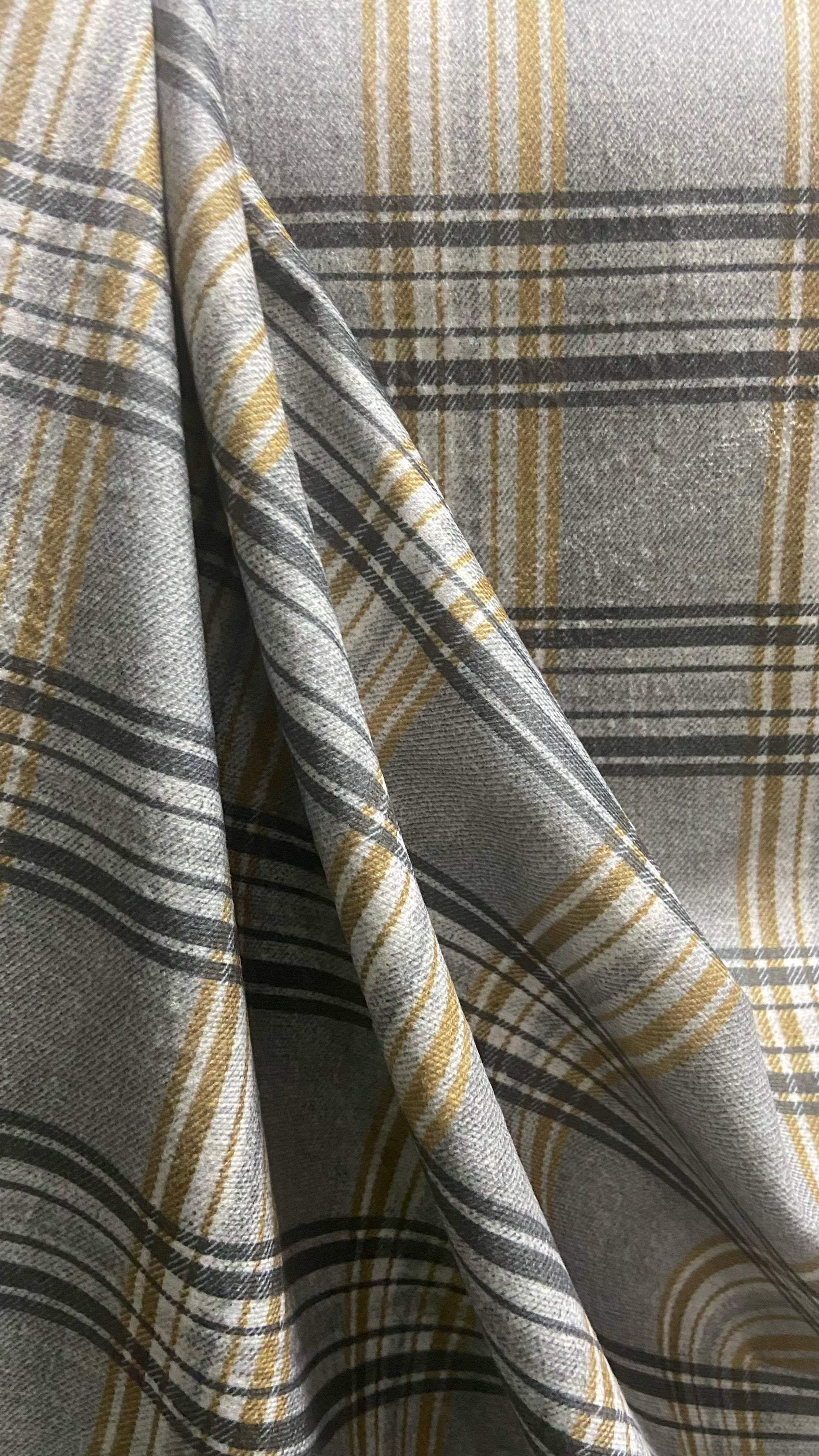 Velvet in Tartan Plaid  Upholstery & Sofa