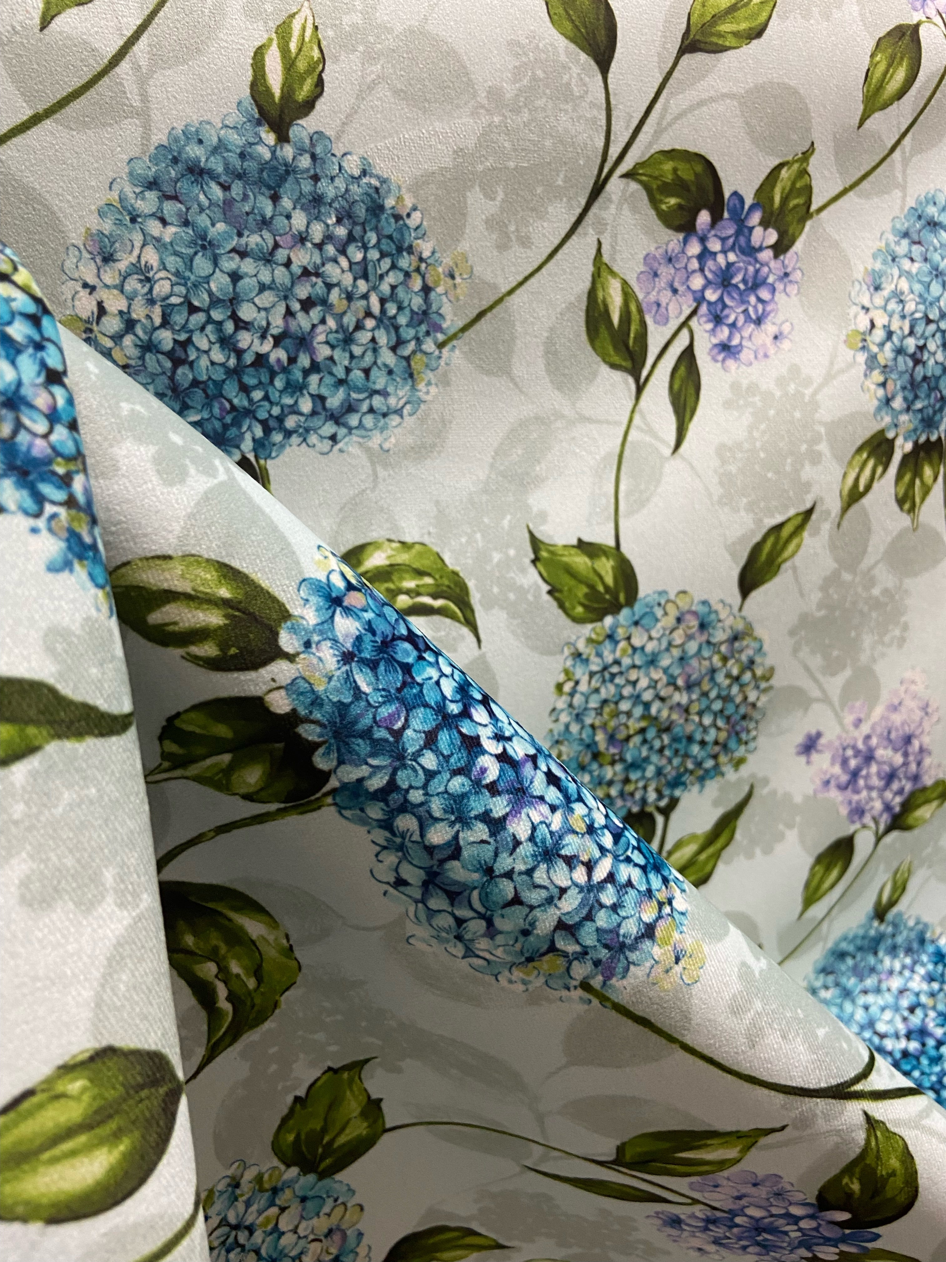 Velvet in Floral Upholstery & Curtains