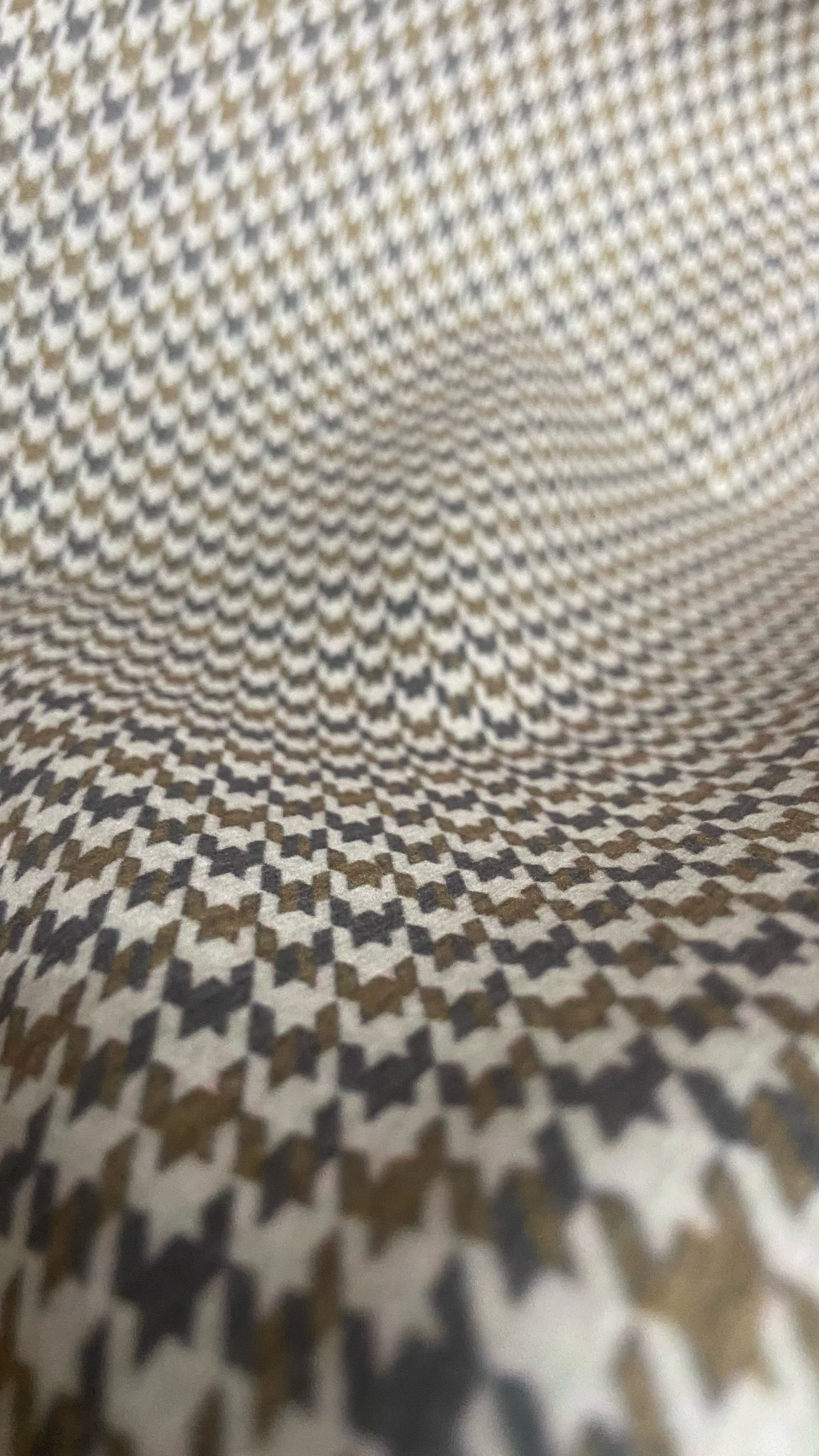 Velvet in Houndstooth Upholstery