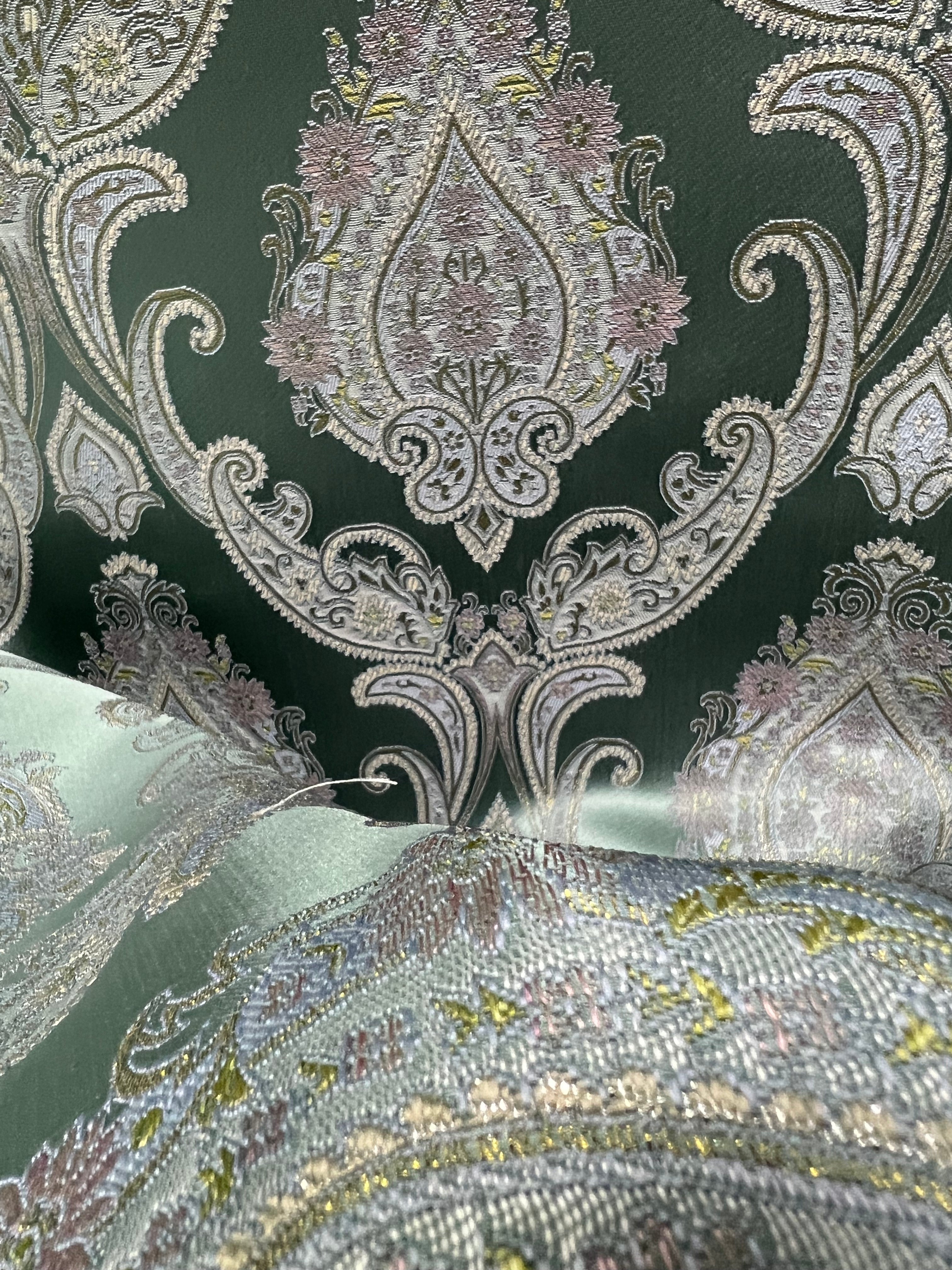 Jacquard in Victorian Damask –  Window Treatments (Rococo Bloom)