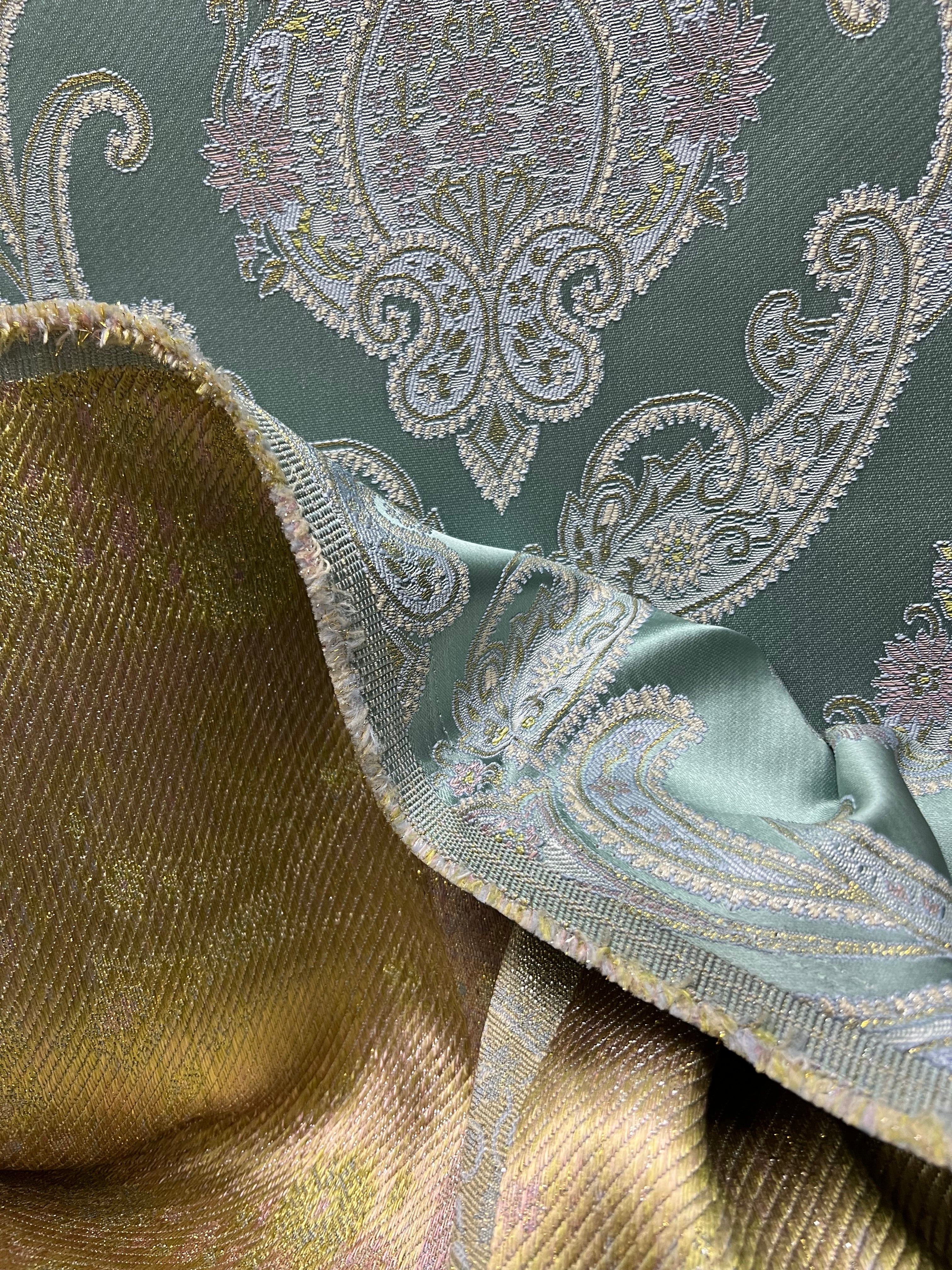 Jacquard in Victorian Damask –  Window Treatments (Rococo Bloom)