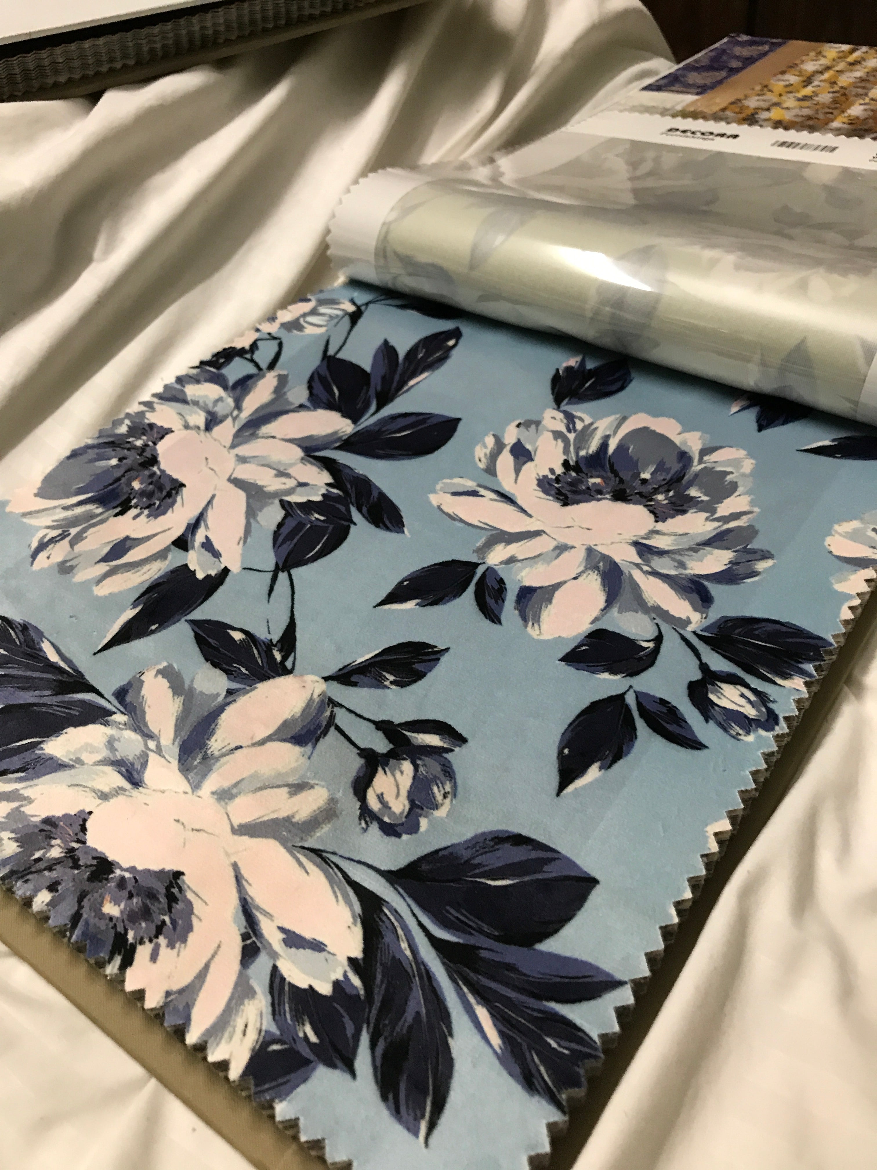 Velvet in Floral  Elegant Upholstery