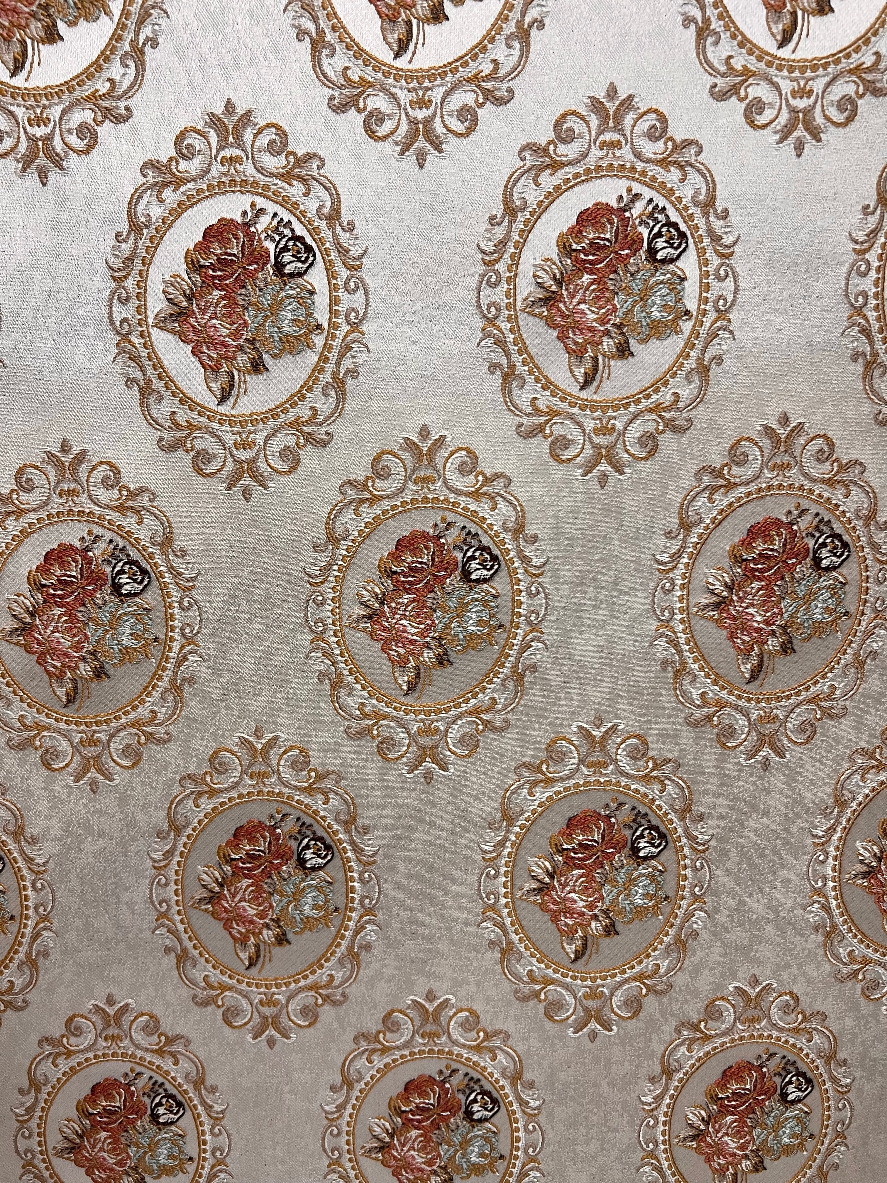 Jacquard in Victorian Mirror Floral - Dining Chairs (Heritage Bloom)