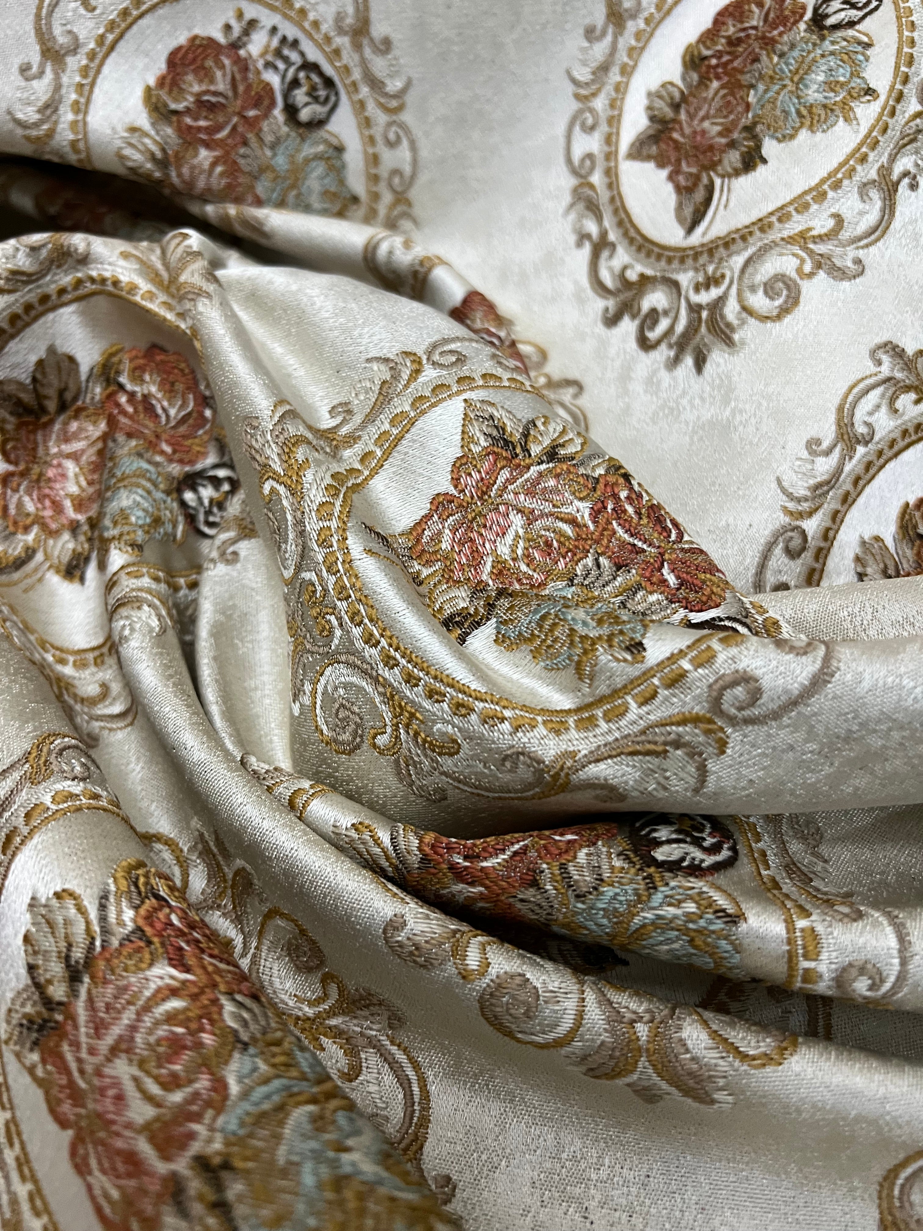 Jacquard in Victorian Mirror Floral - Dining Chairs (Heritage Bloom)