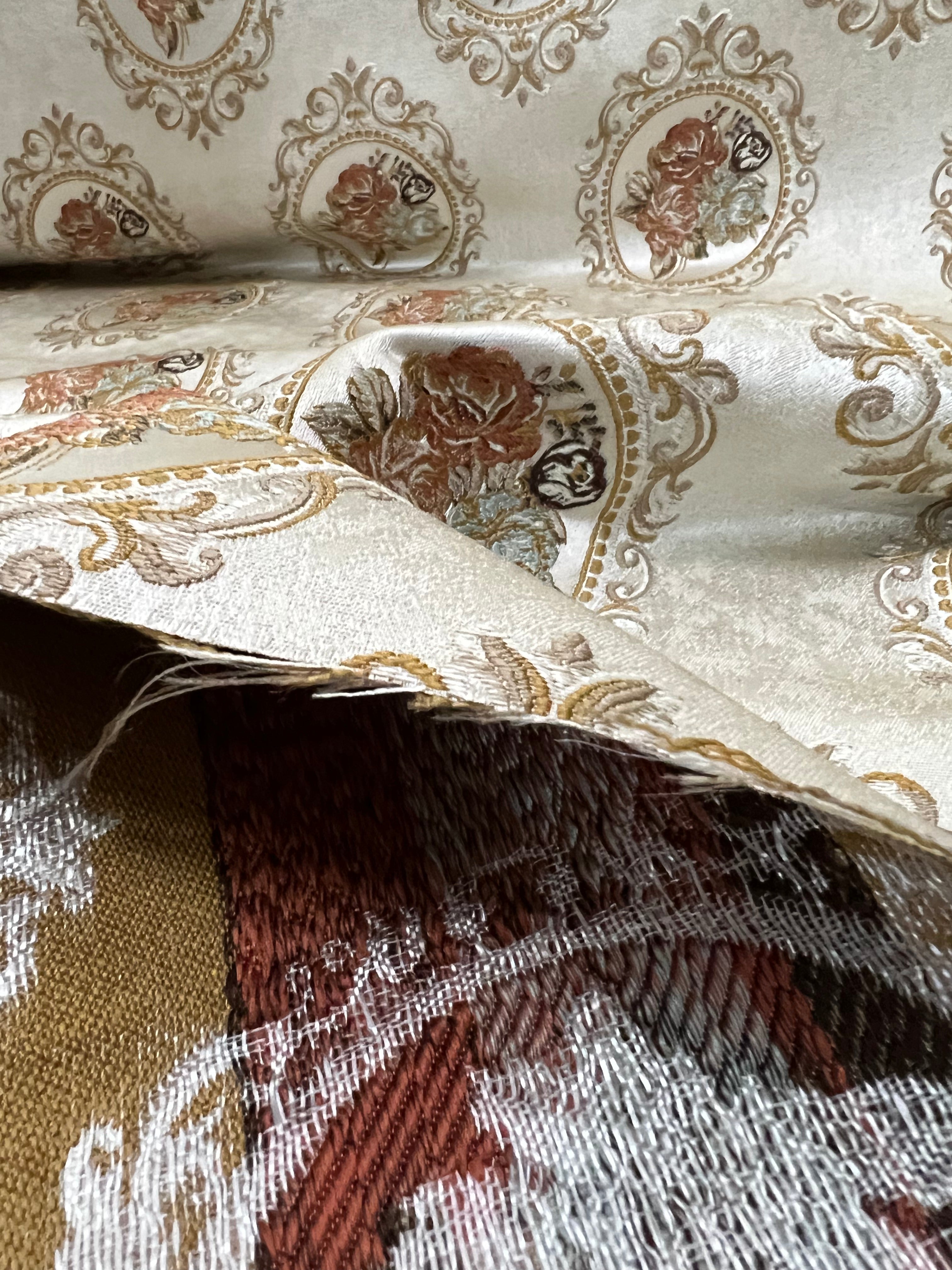 Jacquard in Victorian Mirror Floral - Dining Chairs (Heritage Bloom)